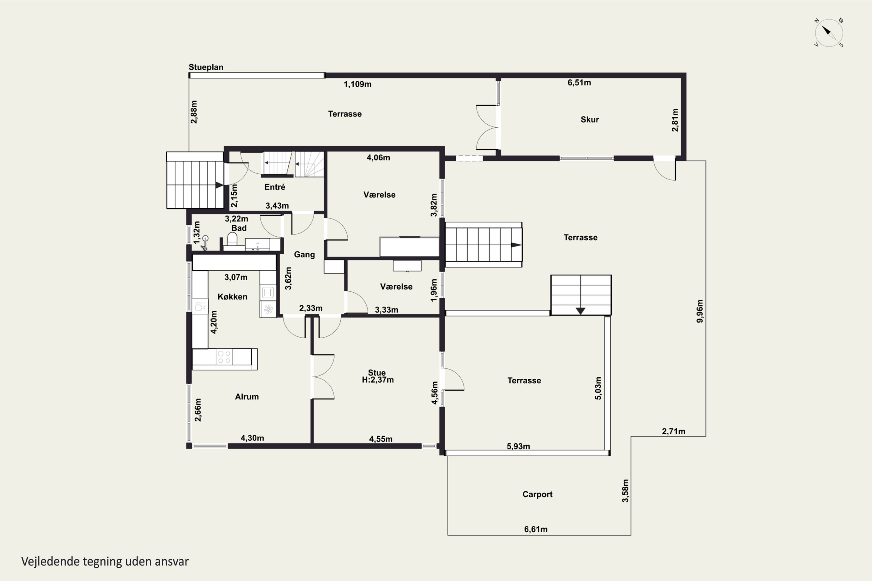 Plantegninger billede af Mariendals Alle 23, 4200 Slagelse
