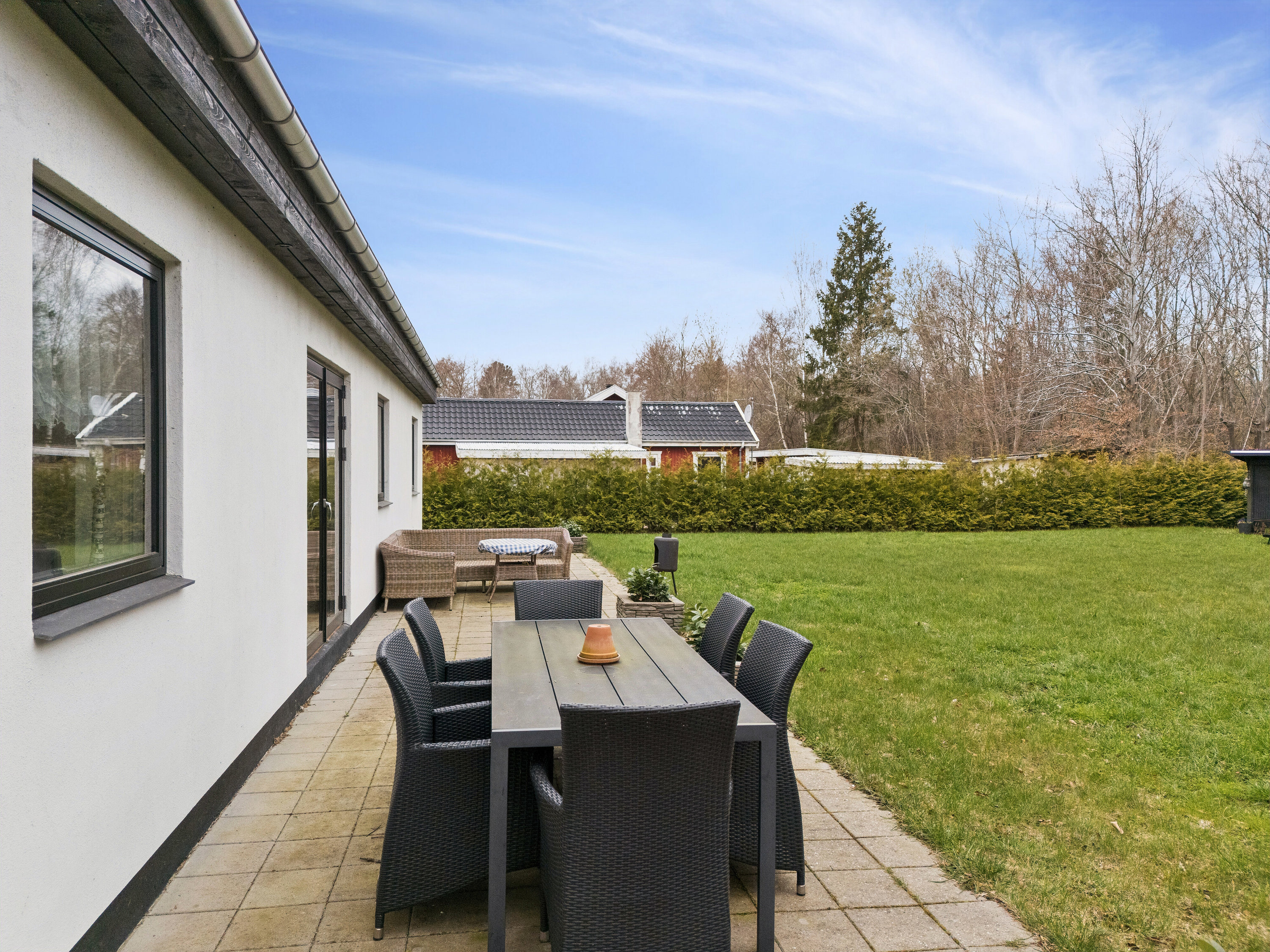 Fremhævet terrasse billede i fuldskærmstilstand. Billede af Næsdal 14, Lammefjorden, 4550 Asnæs