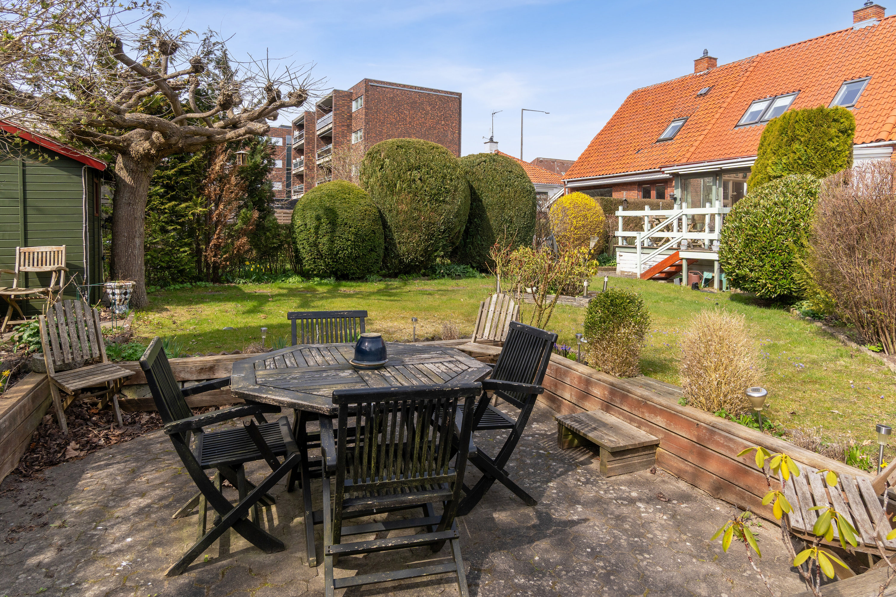 Fremhævet terrasse billede i fuldskærmstilstand. Billede af Slotsherrensvej 247B, 2610 Rødovre