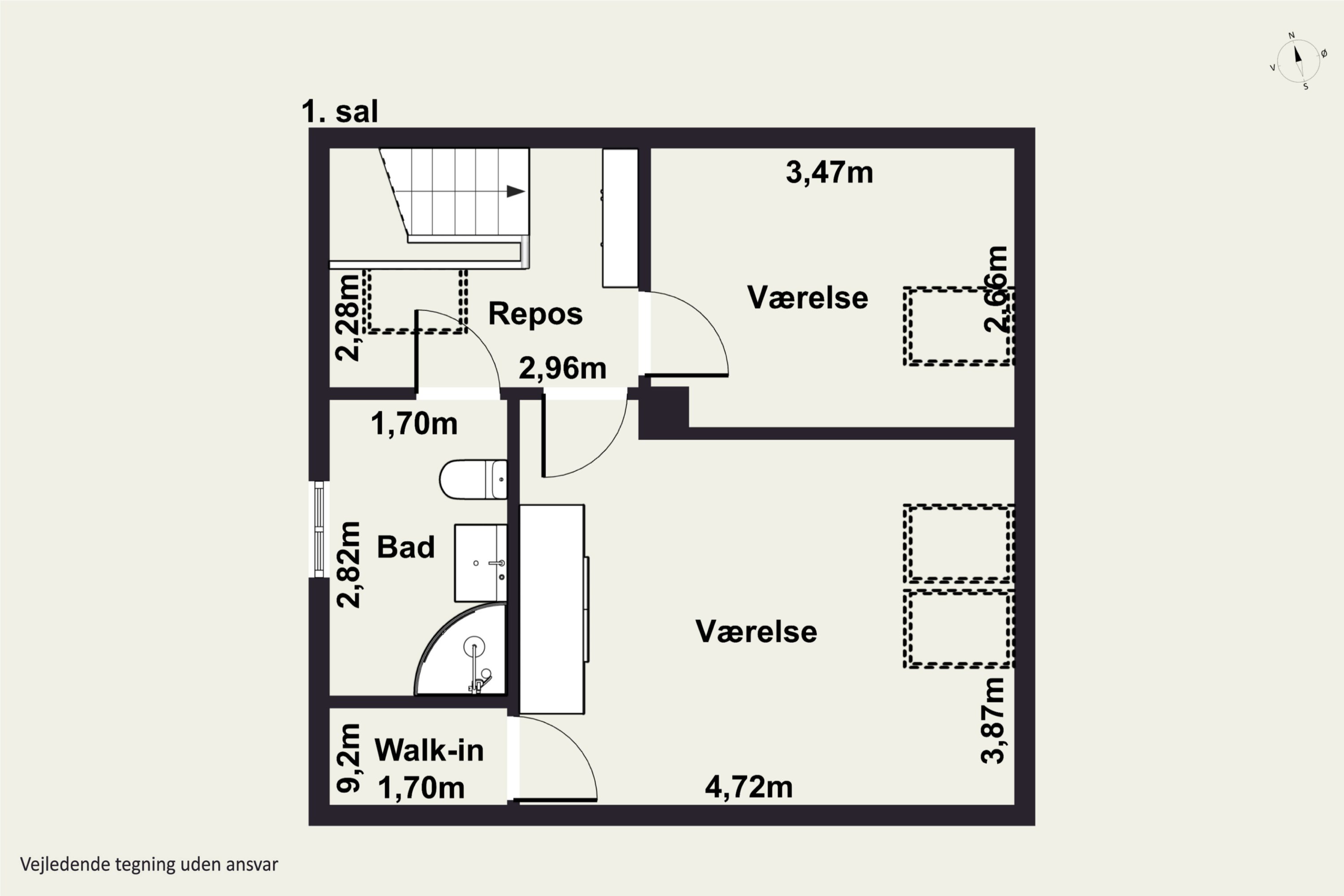 Plantegninger billede af Slotsherrensvej 247B, 2610 Rødovre