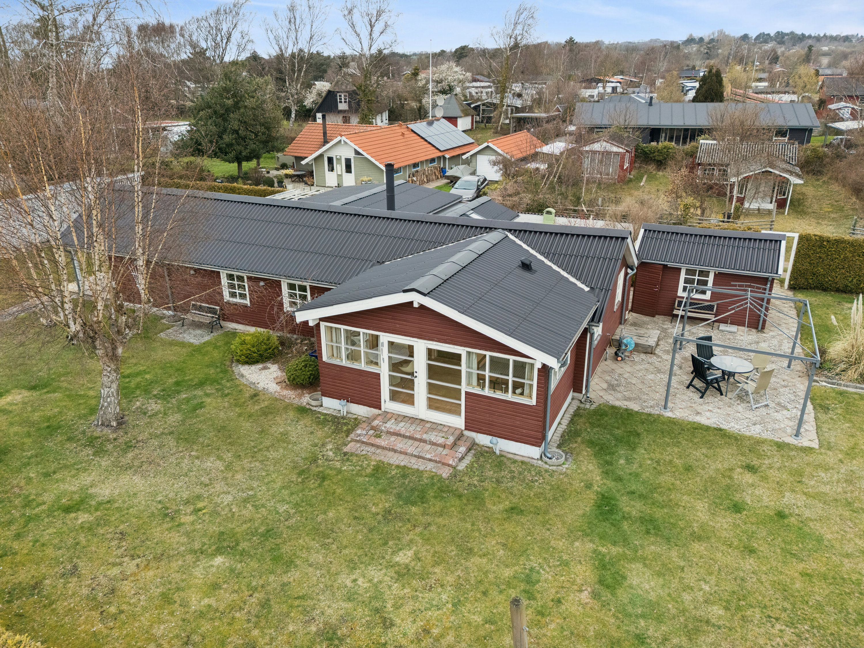 Fremhævet udsigt fra toppen billede i fuldskærmstilstand. Billede af Fyrrestien Vest 4, Bjerge Sydstrand, 4480 Store Fuglede