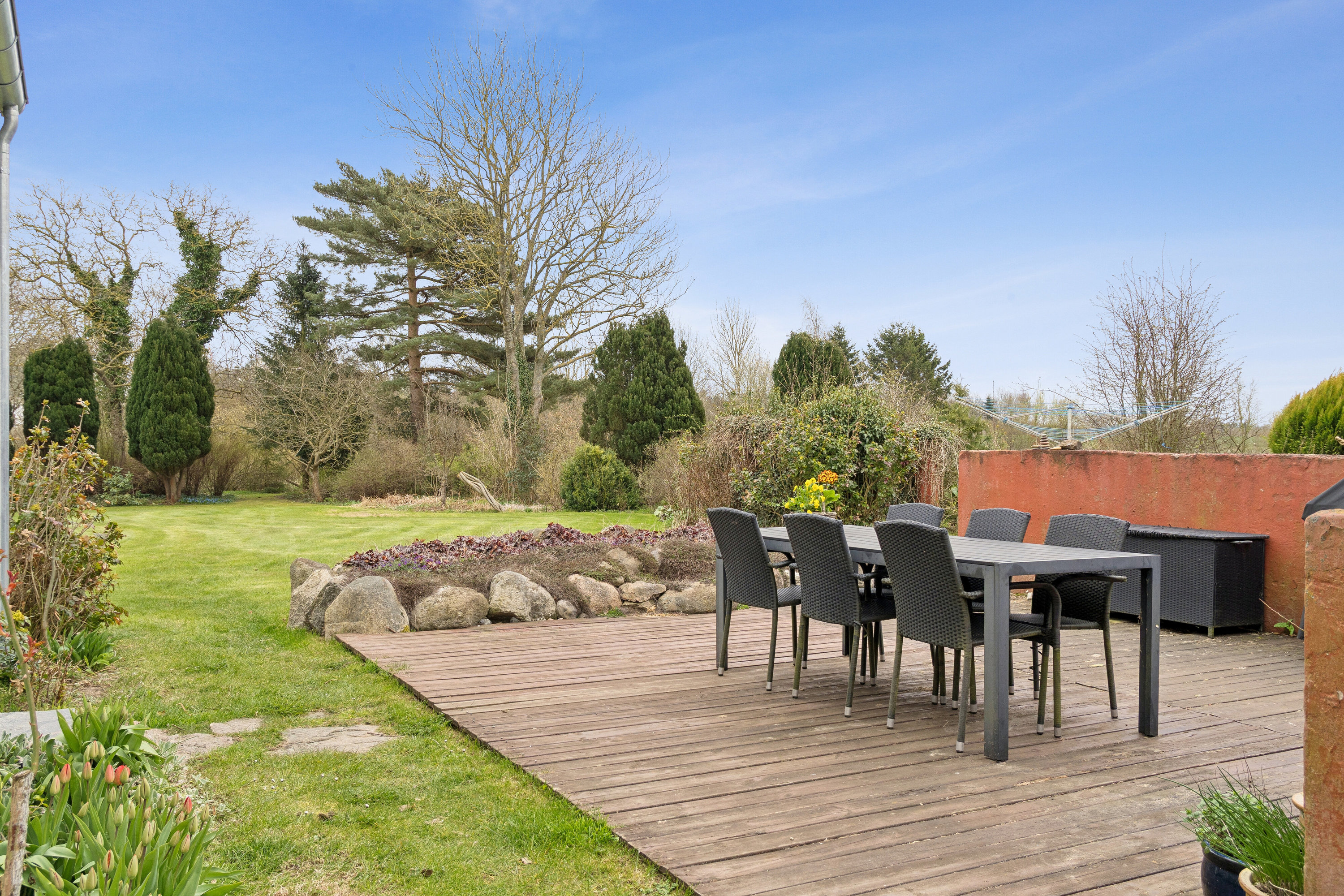 Fremhævet terrasse billede i fuldskærmstilstand. Billede af Fjellebrovej 9, Herringe, 5750 Ringe