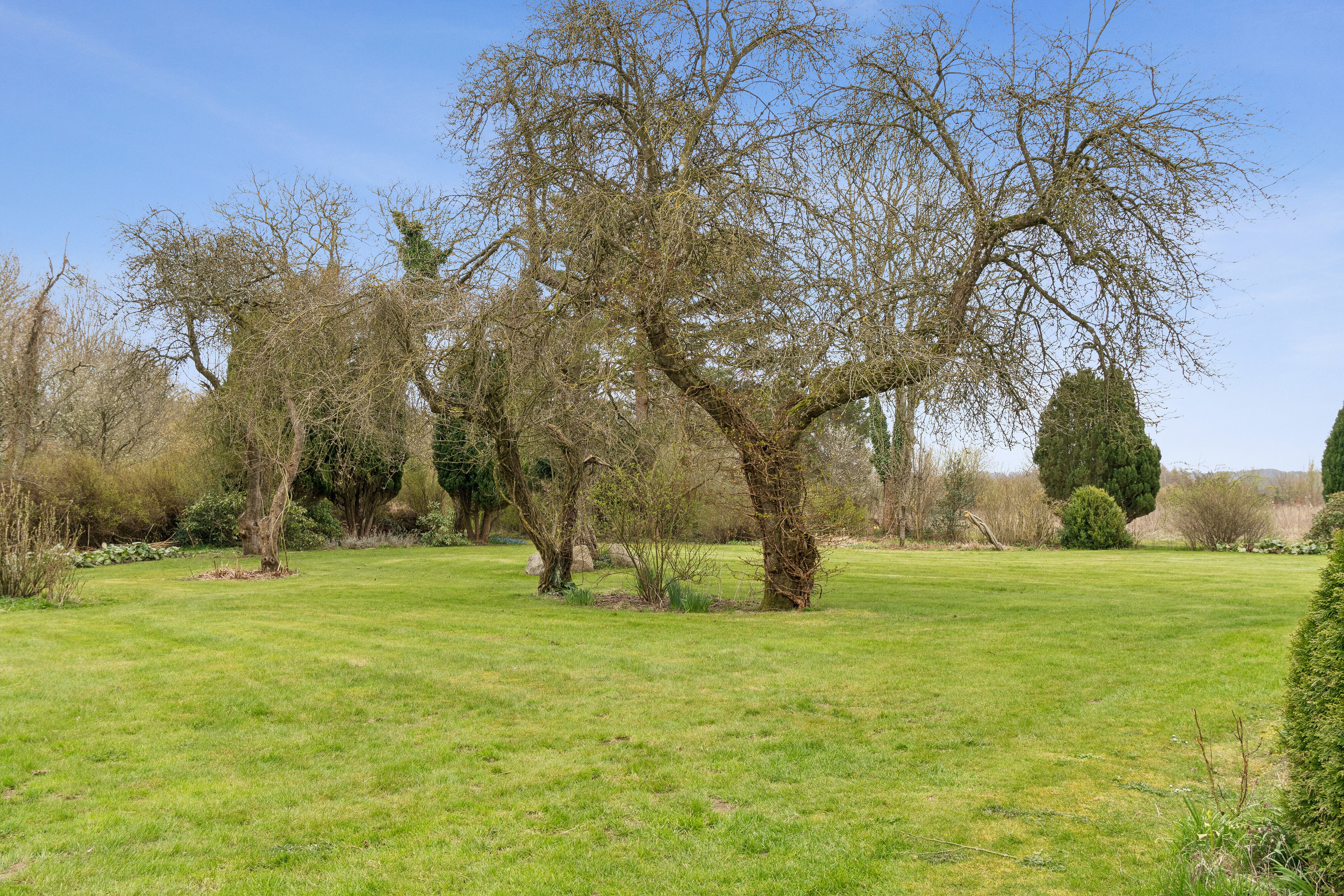 Fremhævet set fra haven billede i fuldskærmstilstand. Billede af Fjellebrovej 9, Herringe, 5750 Ringe