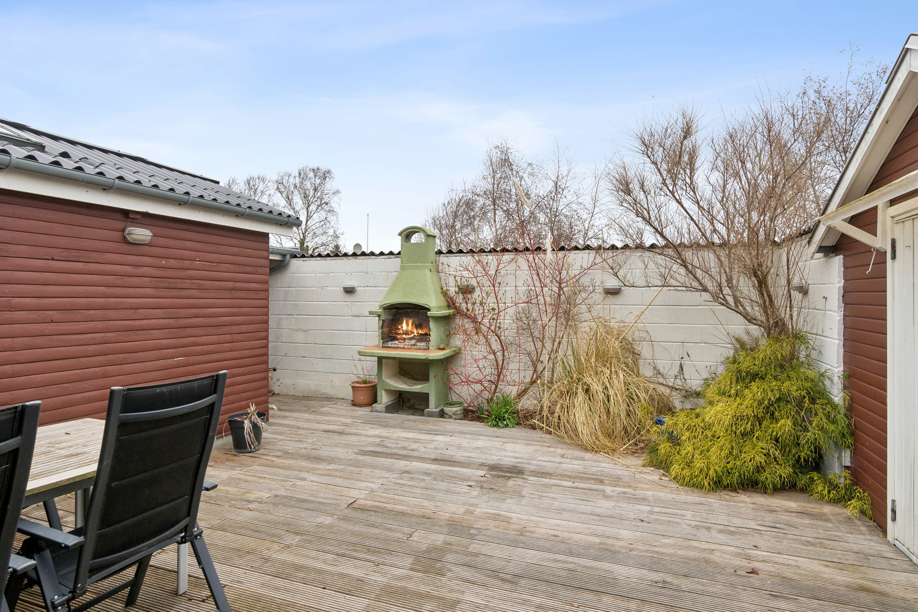 Fremhævet terrasse billede i fuldskærmstilstand. Billede af Fyrrestien Vest 4, Bjerge Sydstrand, 4480 Store Fuglede