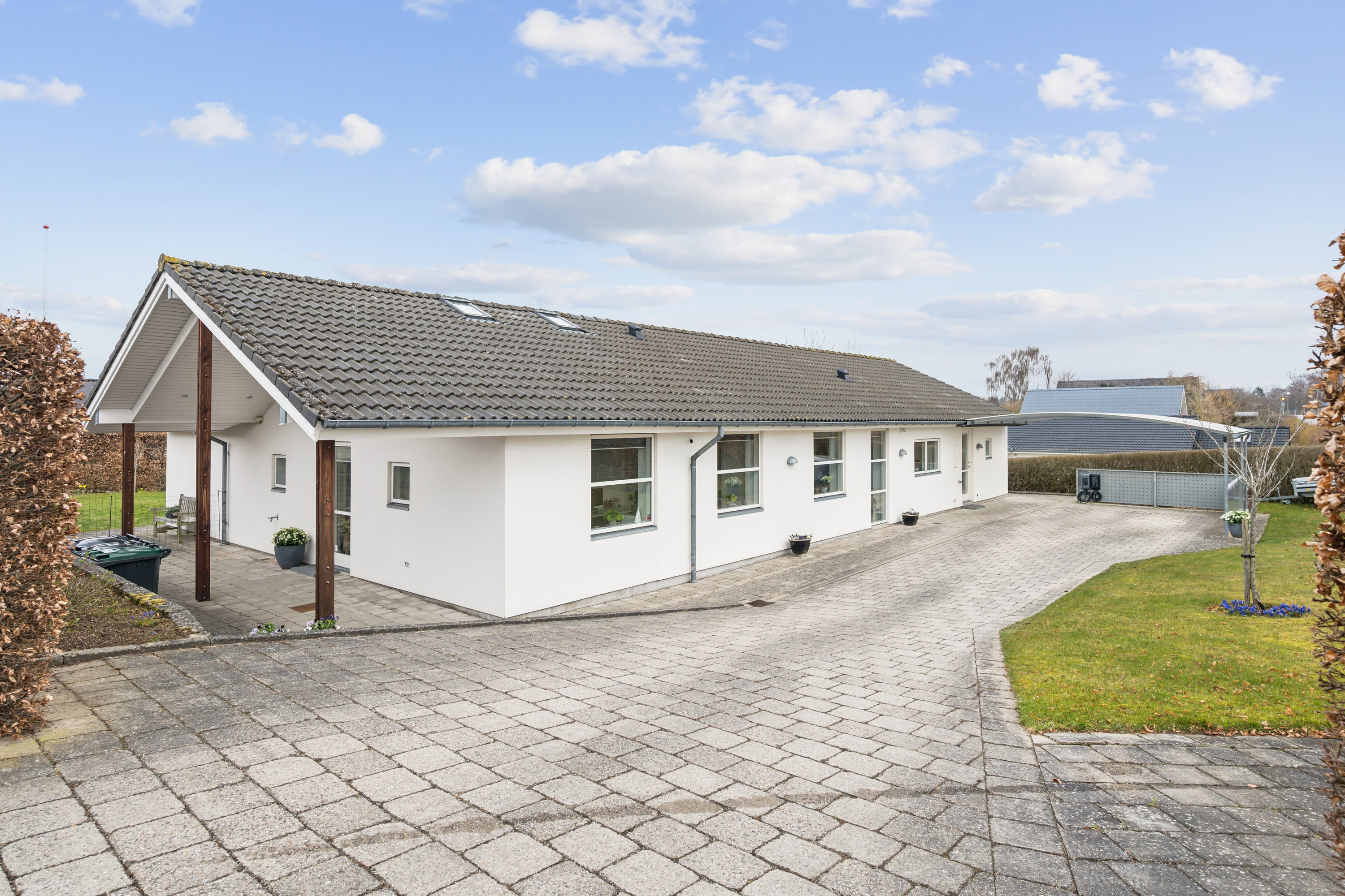 Fremhævet andet billede i fuldskærmstilstand. Billede af Præstevangen 2, Søften, 8382 Hinnerup