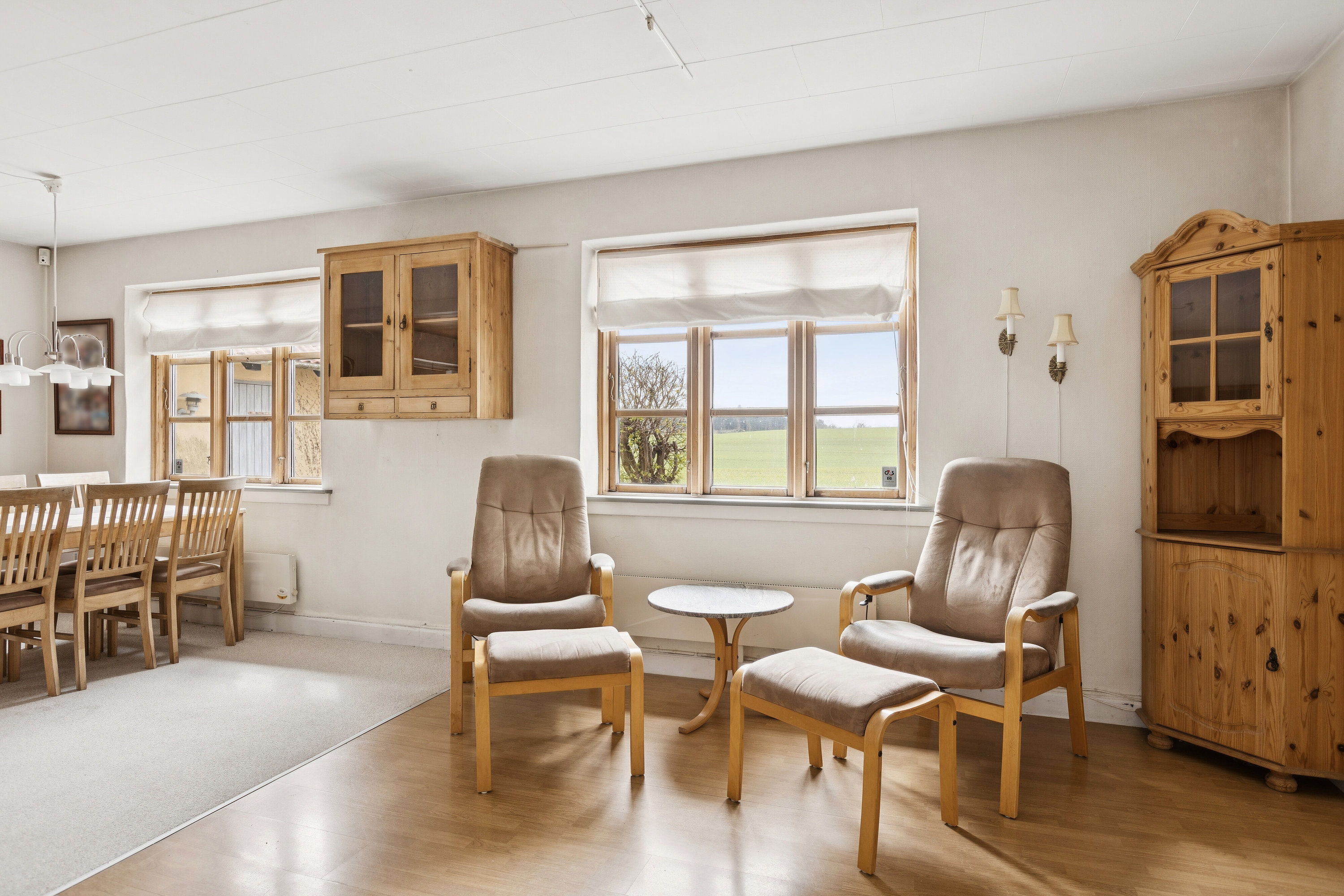 Fremhævet stue billede i fuldskærmstilstand. Billede af Sanderhusvej 6, Freerslev, 4690 Haslev