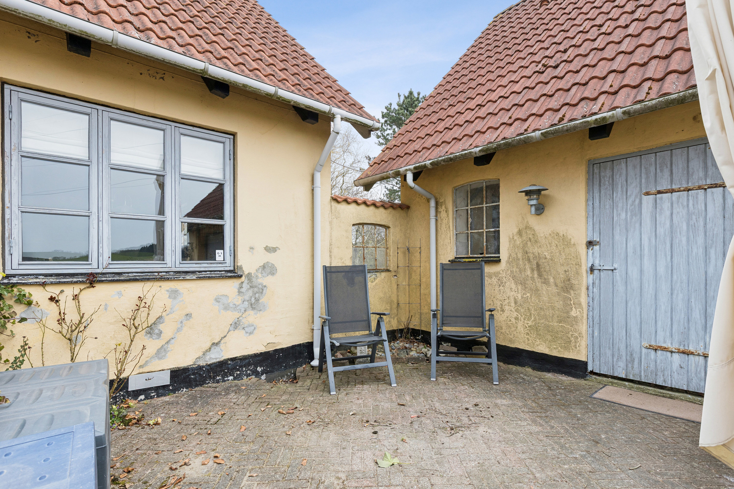 Fremhævet terrasse billede i fuldskærmstilstand. Billede af Sanderhusvej 6, Freerslev, 4690 Haslev