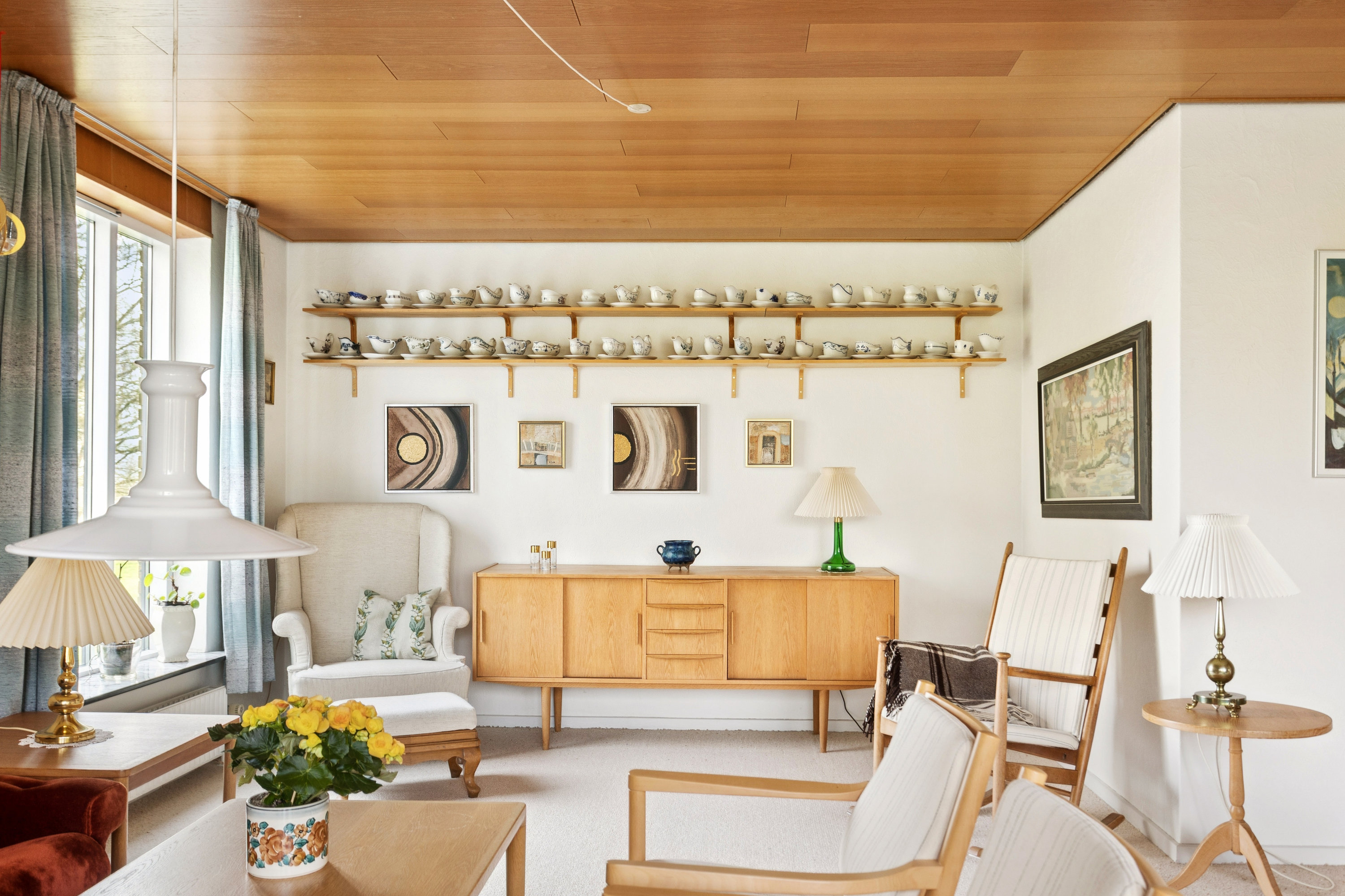 Fremhævet stue billede i fuldskærmstilstand. Billede af Præstegårdsvej 16, Tæbring, 7900 Nykøbing M