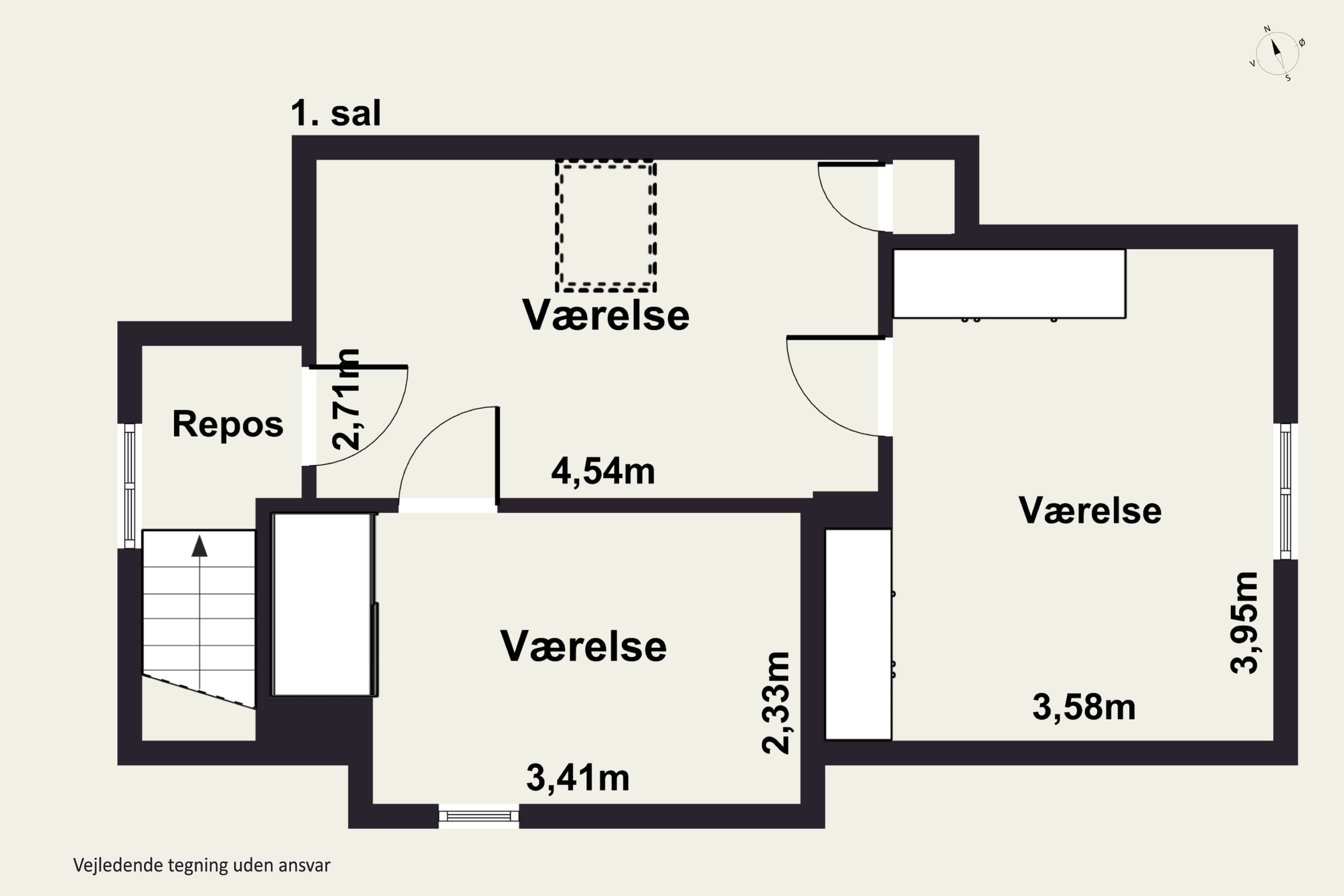 Plantegninger billede af Sanderhusvej 6, Freerslev, 4690 Haslev