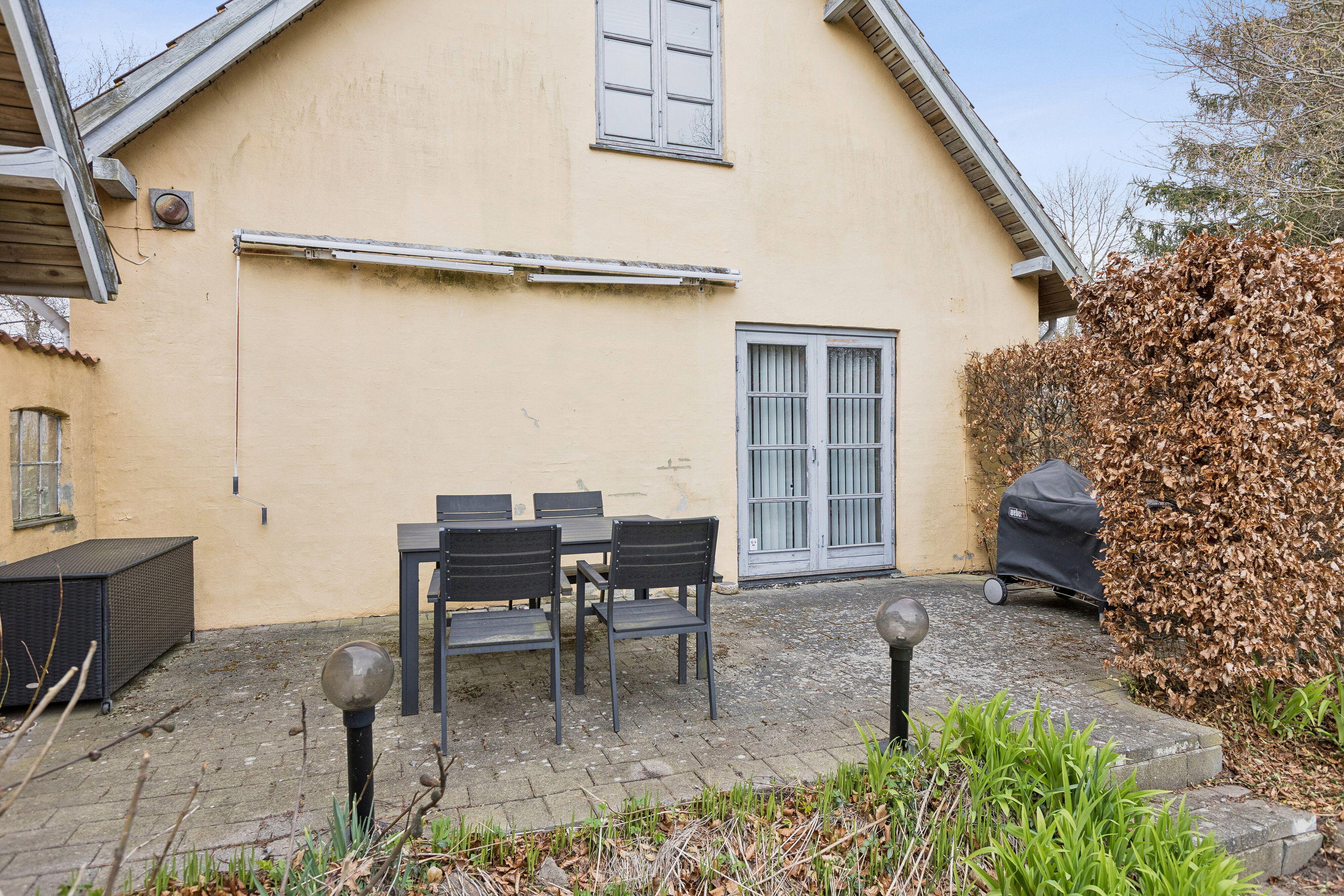 Fremhævet terrasse billede i fuldskærmstilstand. Billede af Sanderhusvej 6, Freerslev, 4690 Haslev