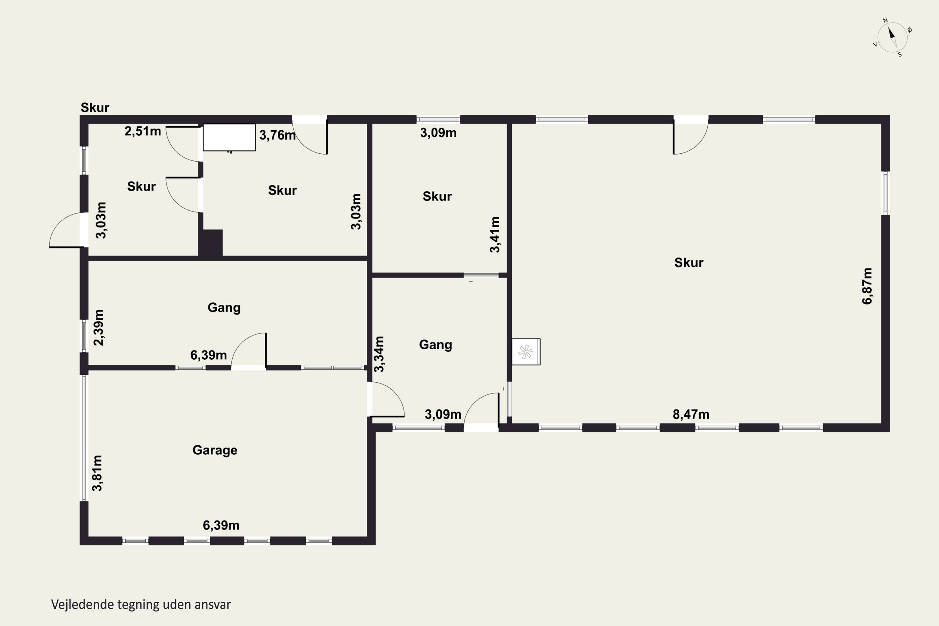 Plantegninger billede af Sanderhusvej 6, Freerslev, 4690 Haslev