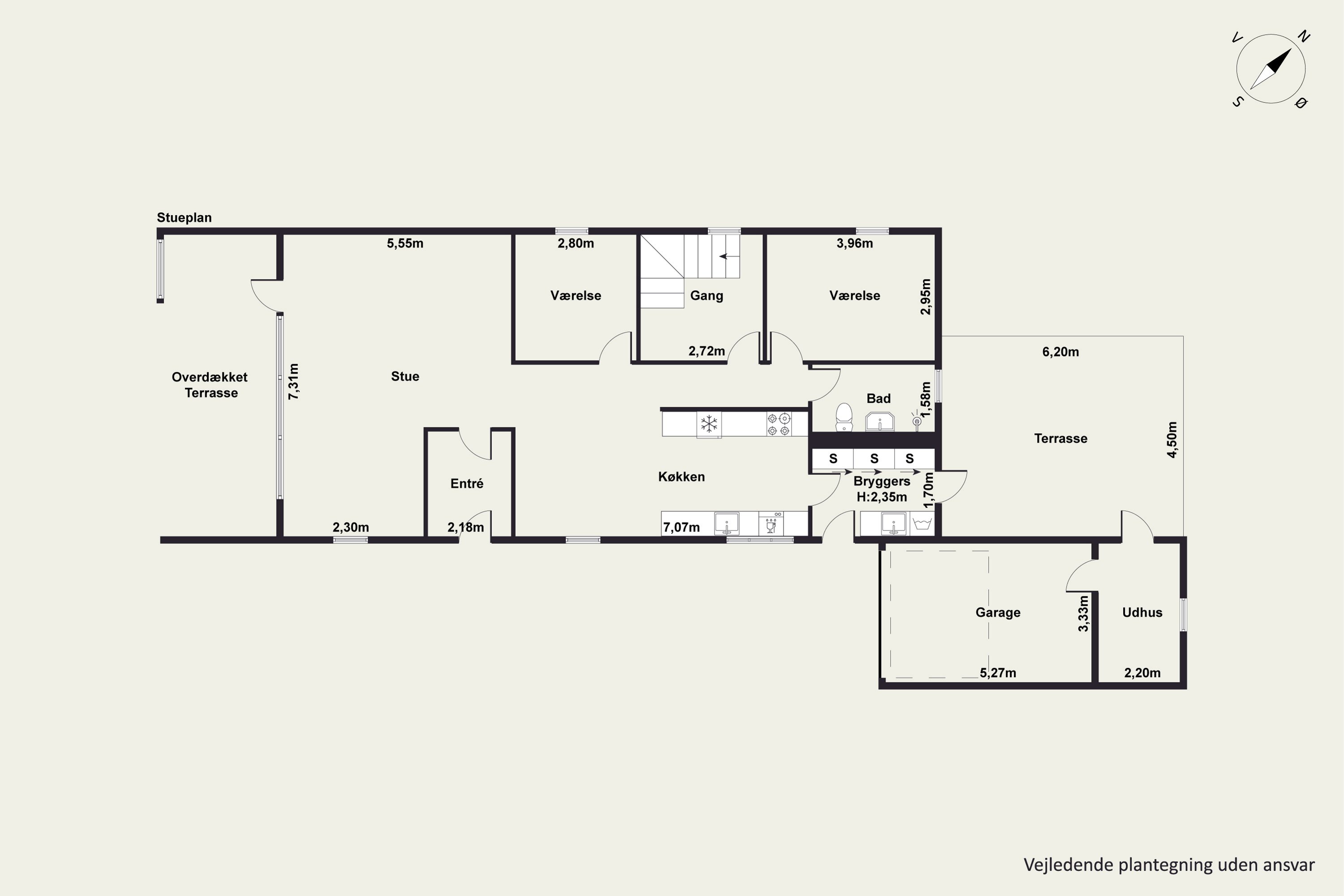 Plantegninger billede af Poulsgade 11, 9320 Hjallerup
