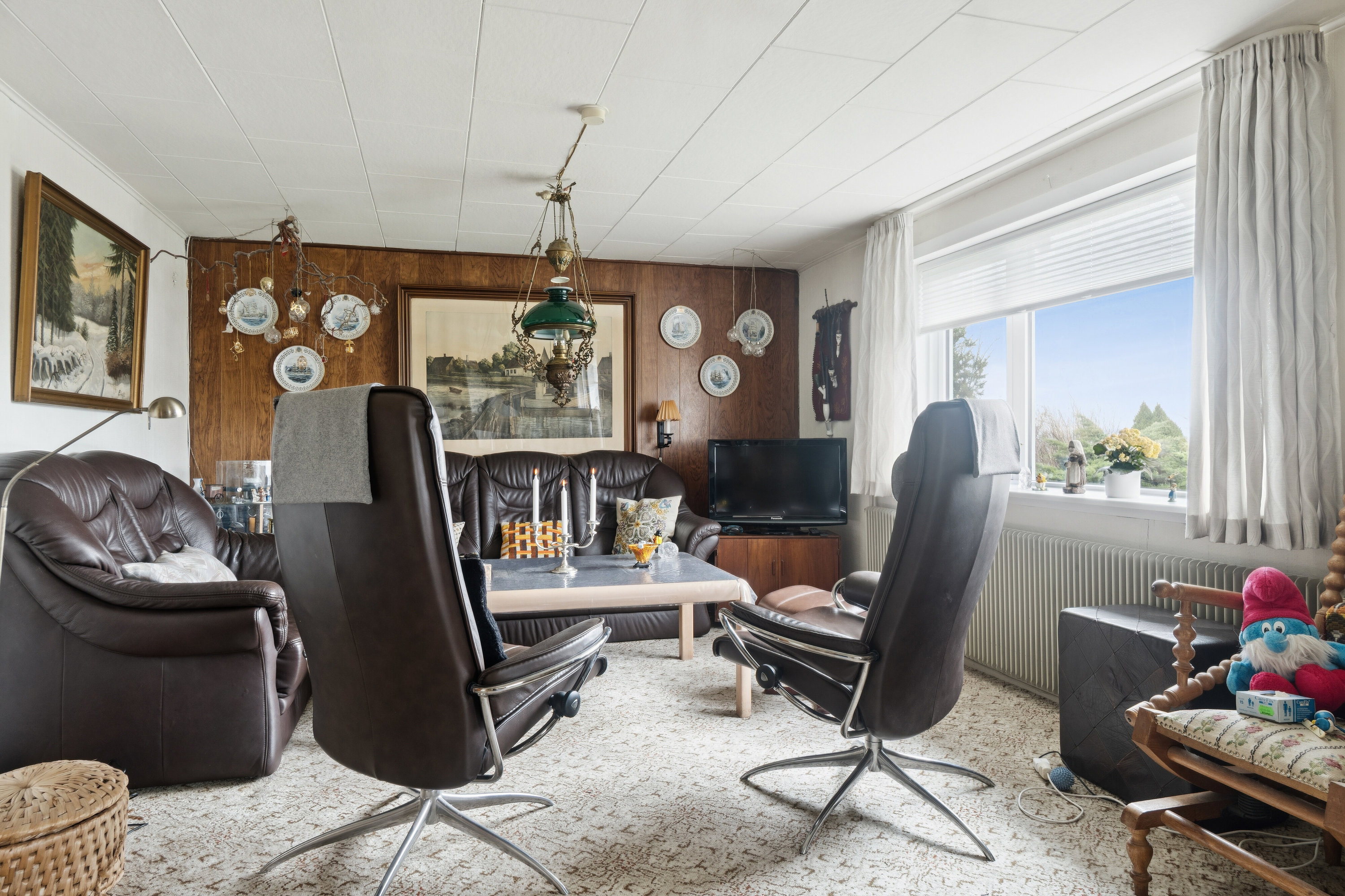 Fremhævet stue billede i fuldskærmstilstand. Billede af Silkeborgvej 74, 8464 Galten