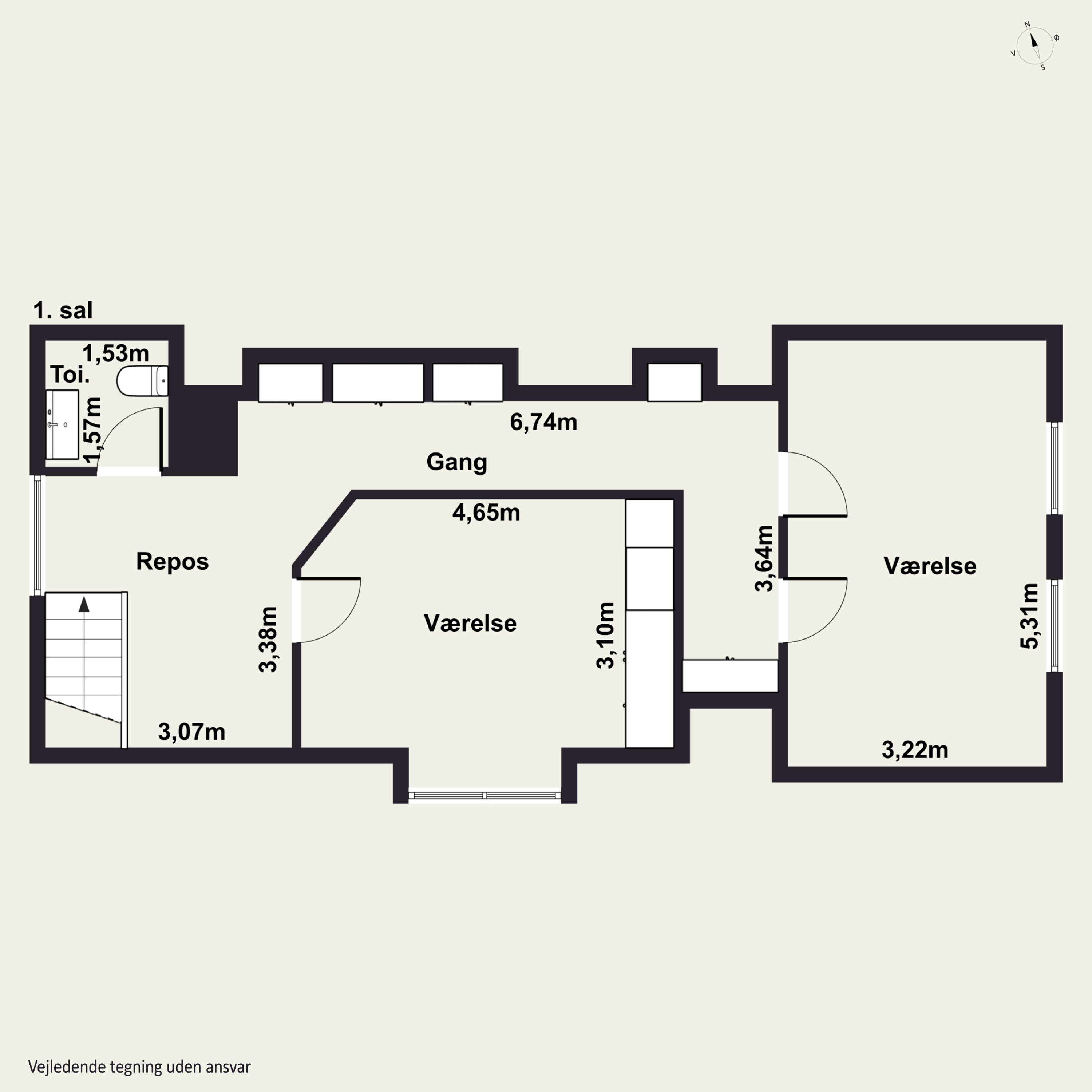 Plantegninger billede af Silkeborgvej 74, 8464 Galten