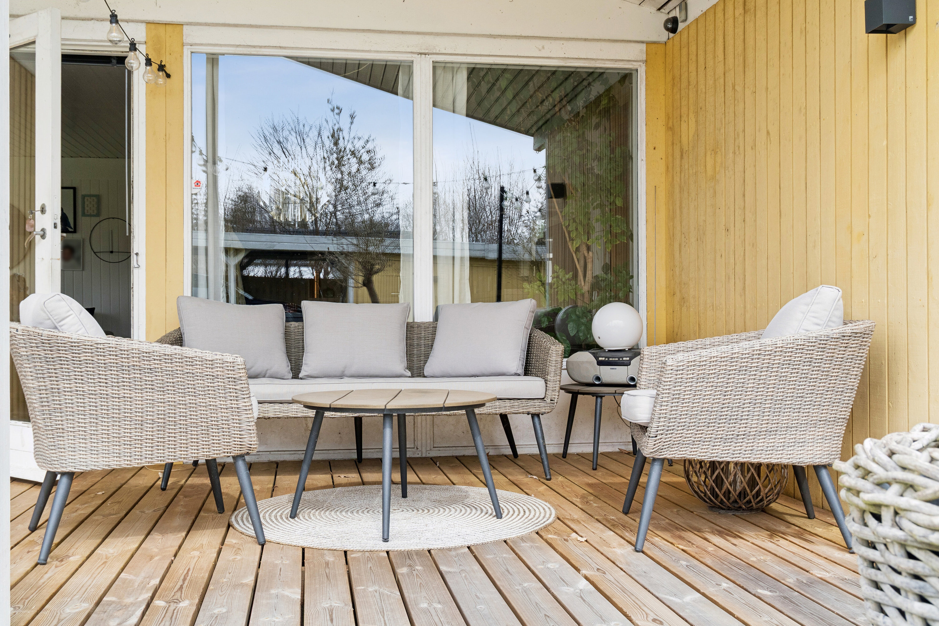 Fremhævet stue billede i fuldskærmstilstand. Billede af Skadevænget 41, Vellerup, 4050 Skibby