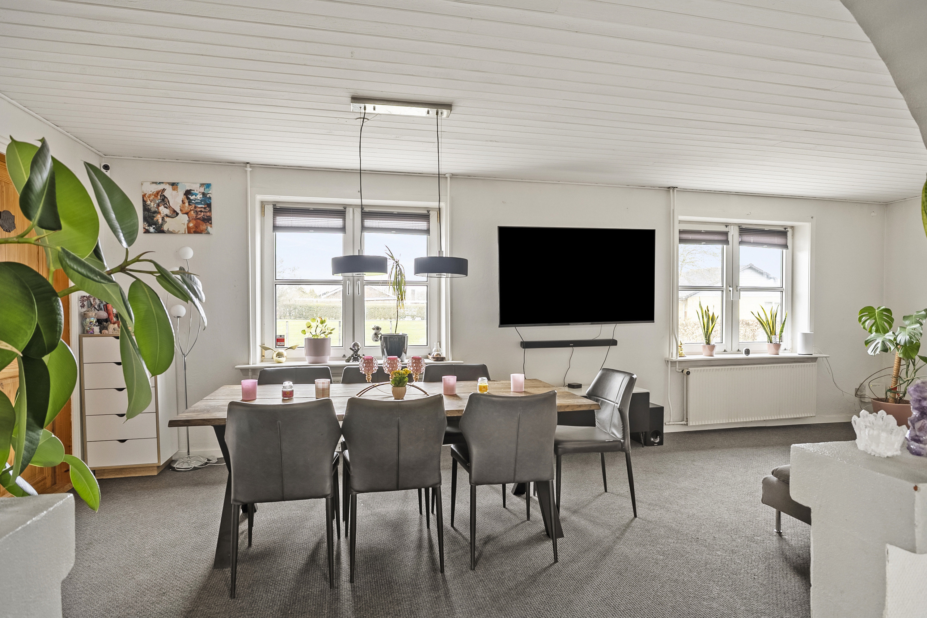 Fremhævet spisestue billede i fuldskærmstilstand. Billede af Kirkevej 27, Handbjerg, 7830 Vinderup