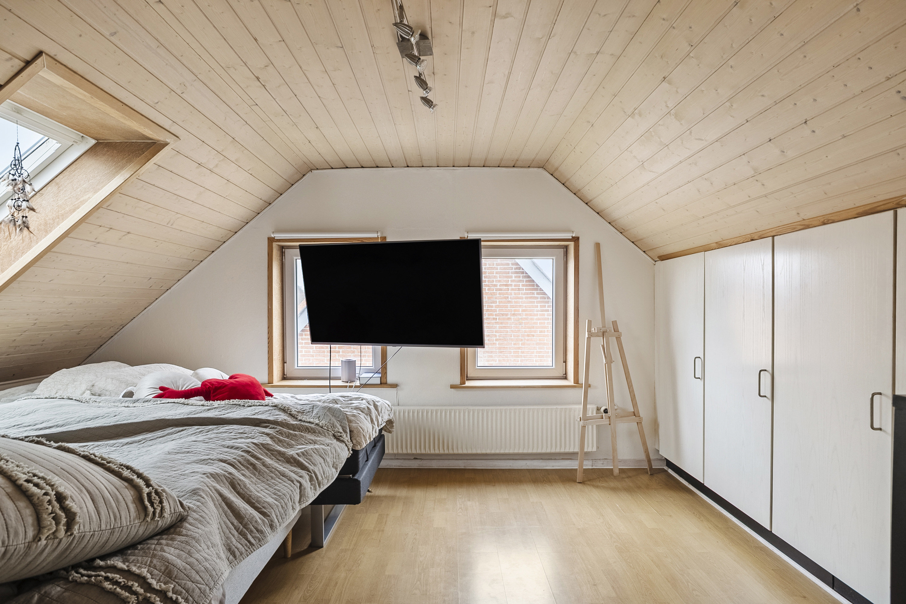 Fremhævet soveværelse billede i fuldskærmstilstand. Billede af Kirkevej 27, Handbjerg, 7830 Vinderup