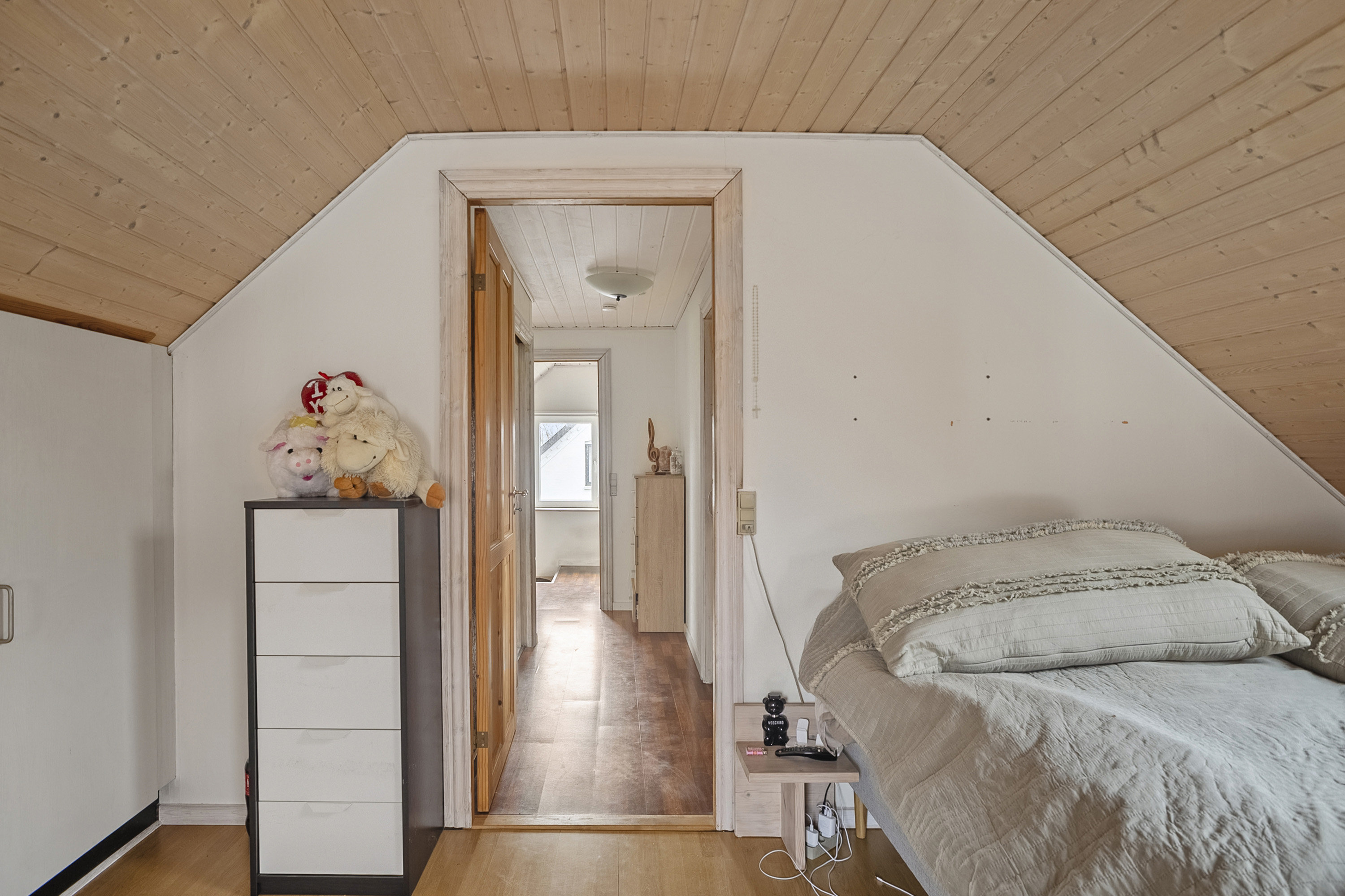 Fremhævet soveværelse billede i fuldskærmstilstand. Billede af Kirkevej 27, Handbjerg, 7830 Vinderup