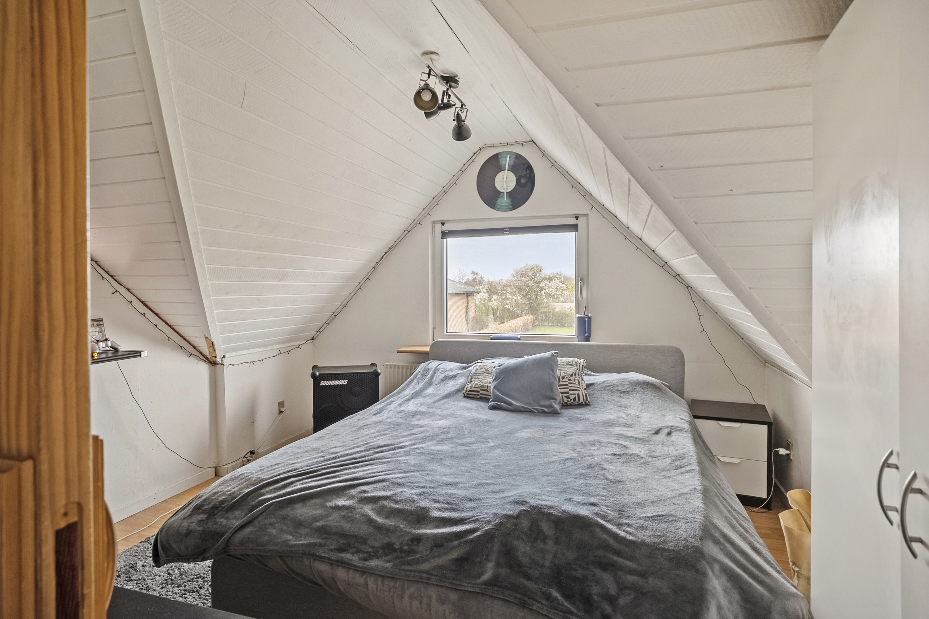 Fremhævet soveværelse billede i fuldskærmstilstand. Billede af Kirkevej 27, Handbjerg, 7830 Vinderup