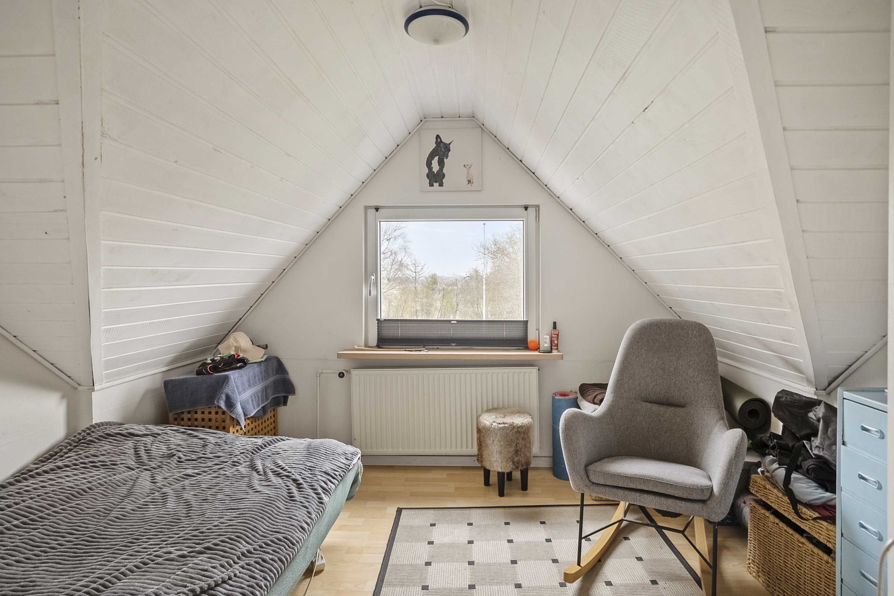 Fremhævet soveværelse billede i fuldskærmstilstand. Billede af Kirkevej 27, Handbjerg, 7830 Vinderup