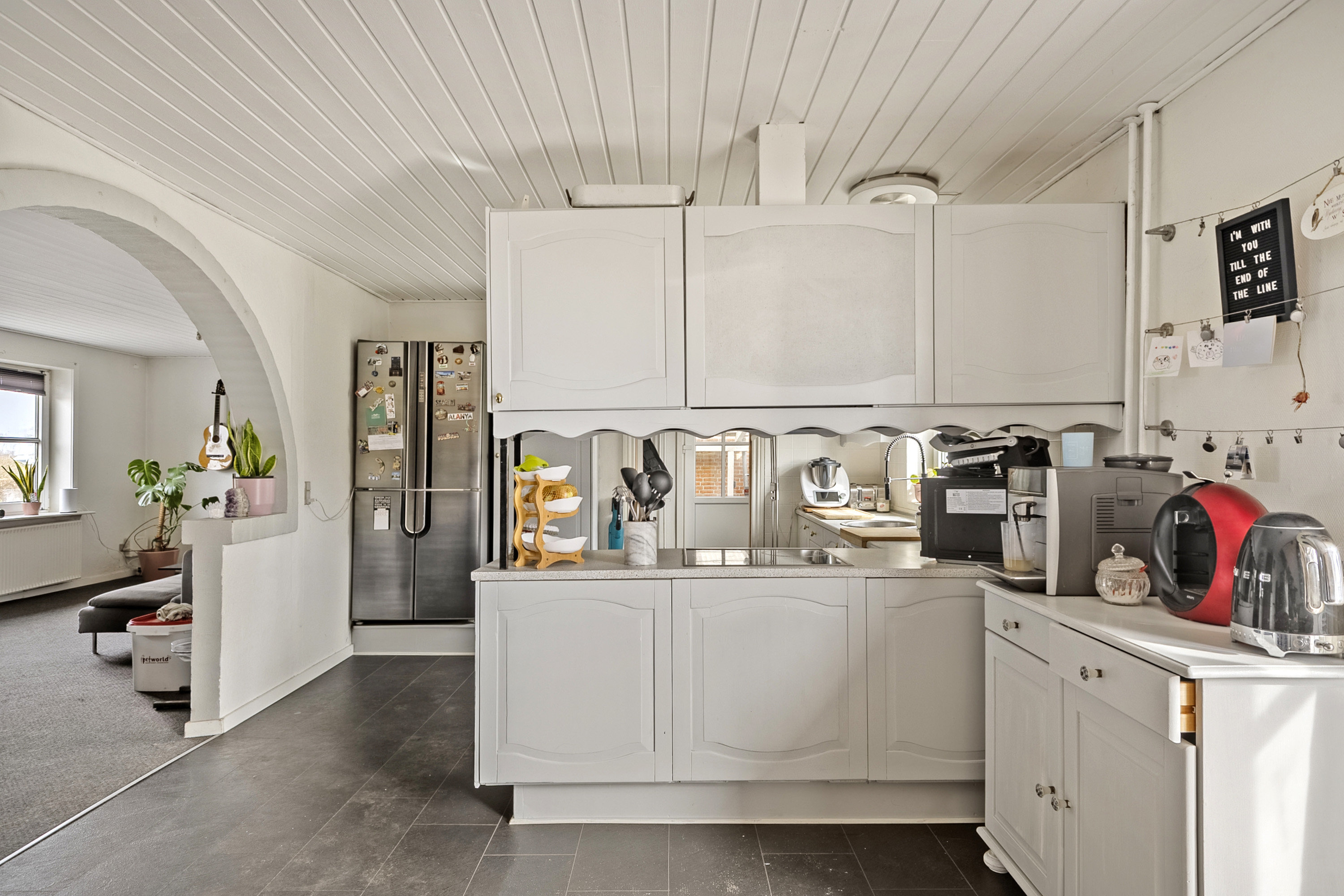 Fremhævet køkken billede i fuldskærmstilstand. Billede af Kirkevej 27, Handbjerg, 7830 Vinderup