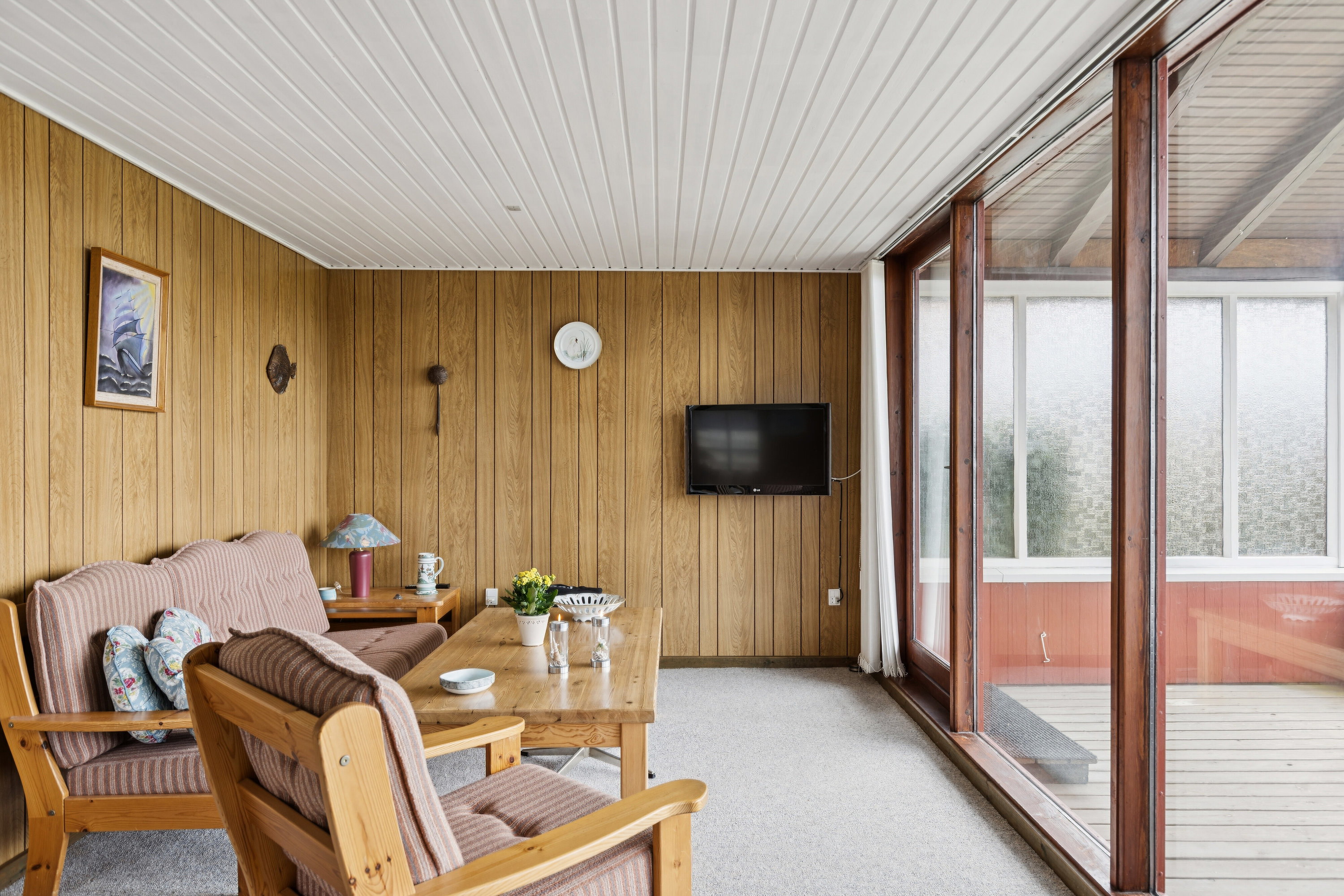 Fremhævet stue billede i fuldskærmstilstand. Billede af Fuglevænget 18, Bisserup, 4243 Rude