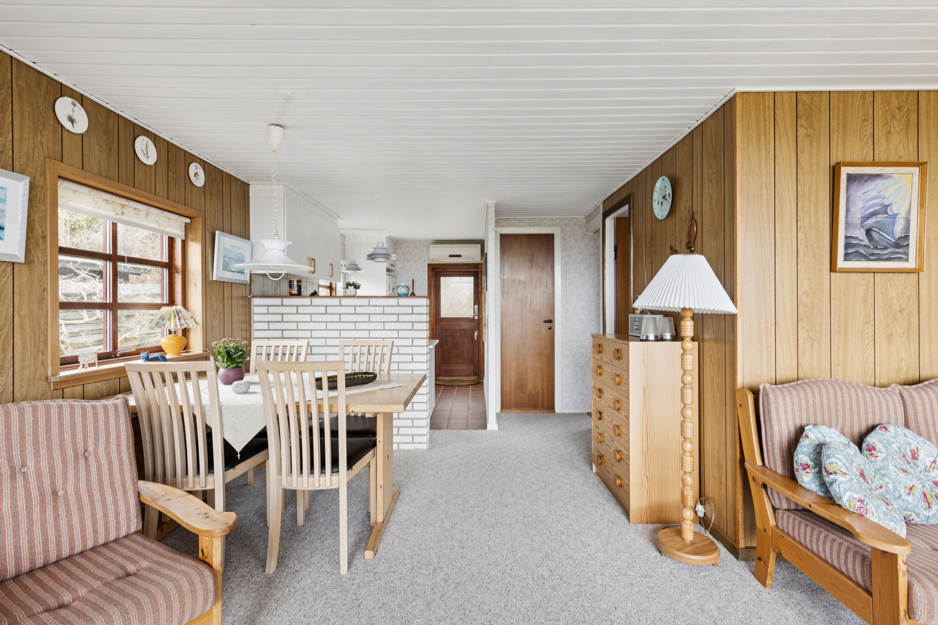 Fremhævet stue billede i fuldskærmstilstand. Billede af Fuglevænget 18, Bisserup, 4243 Rude