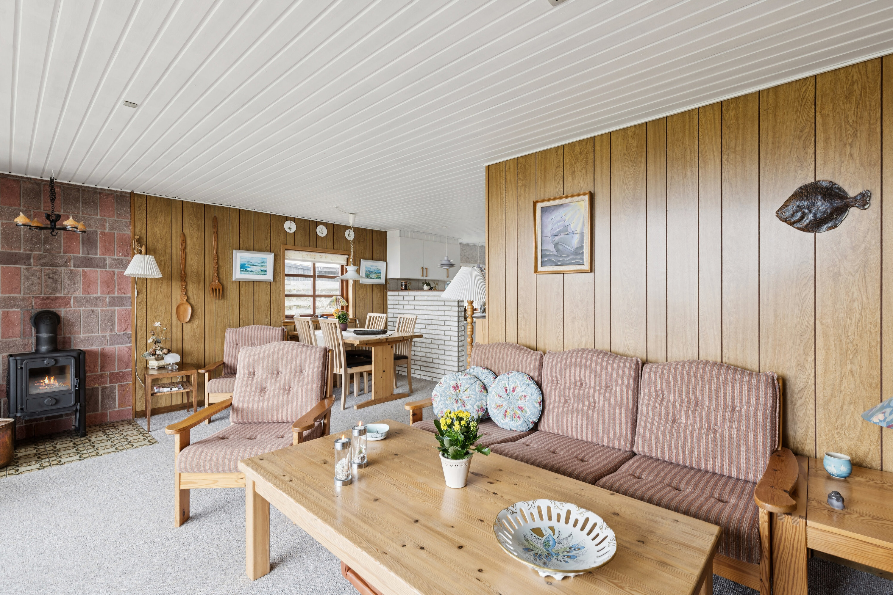 Fremhævet stue billede i fuldskærmstilstand. Billede af Fuglevænget 18, Bisserup, 4243 Rude