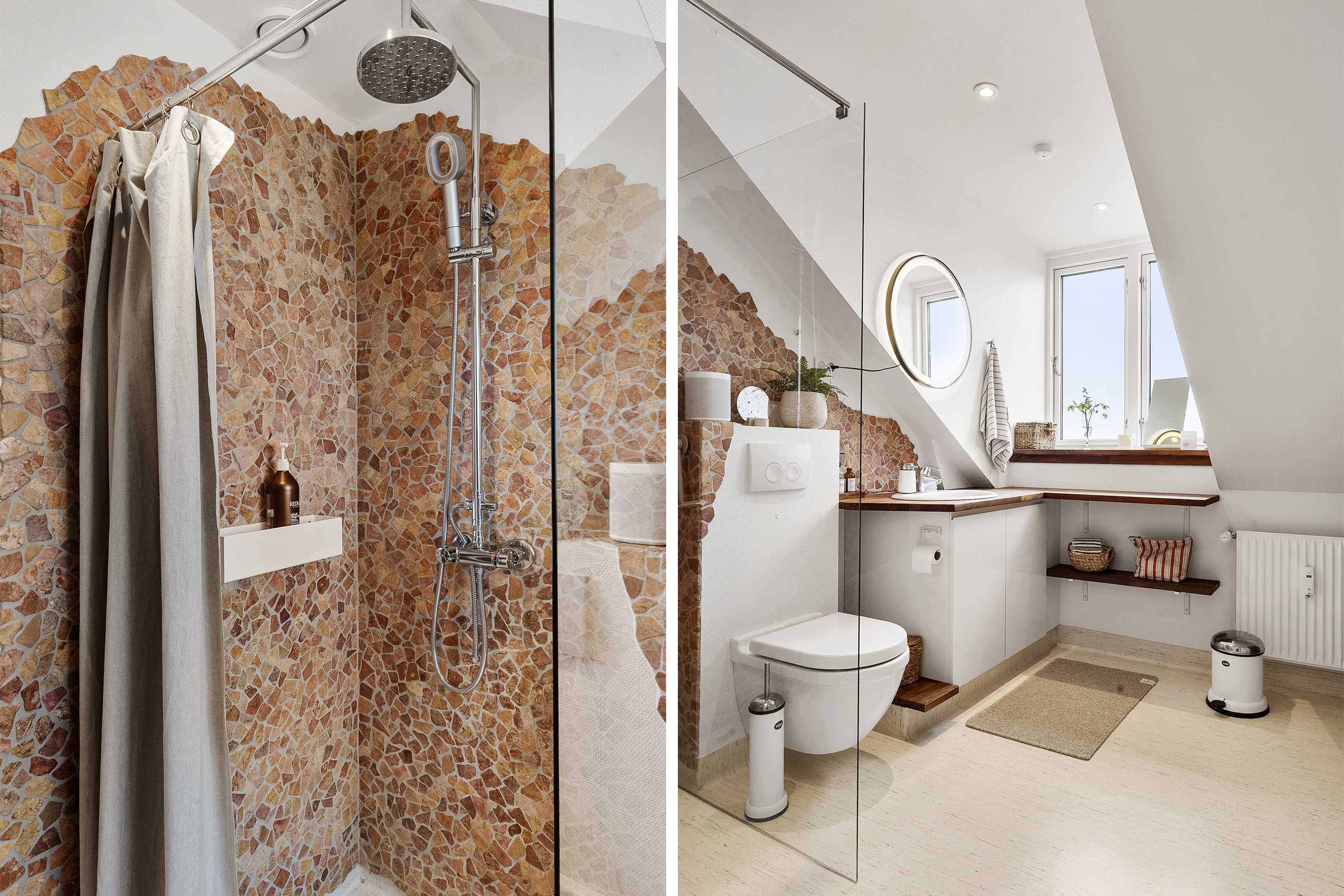 Fremhævet badeværelse billede i fuldskærmstilstand. Billede af Hunderupvej 28, 3. tv., 5000 Odense C