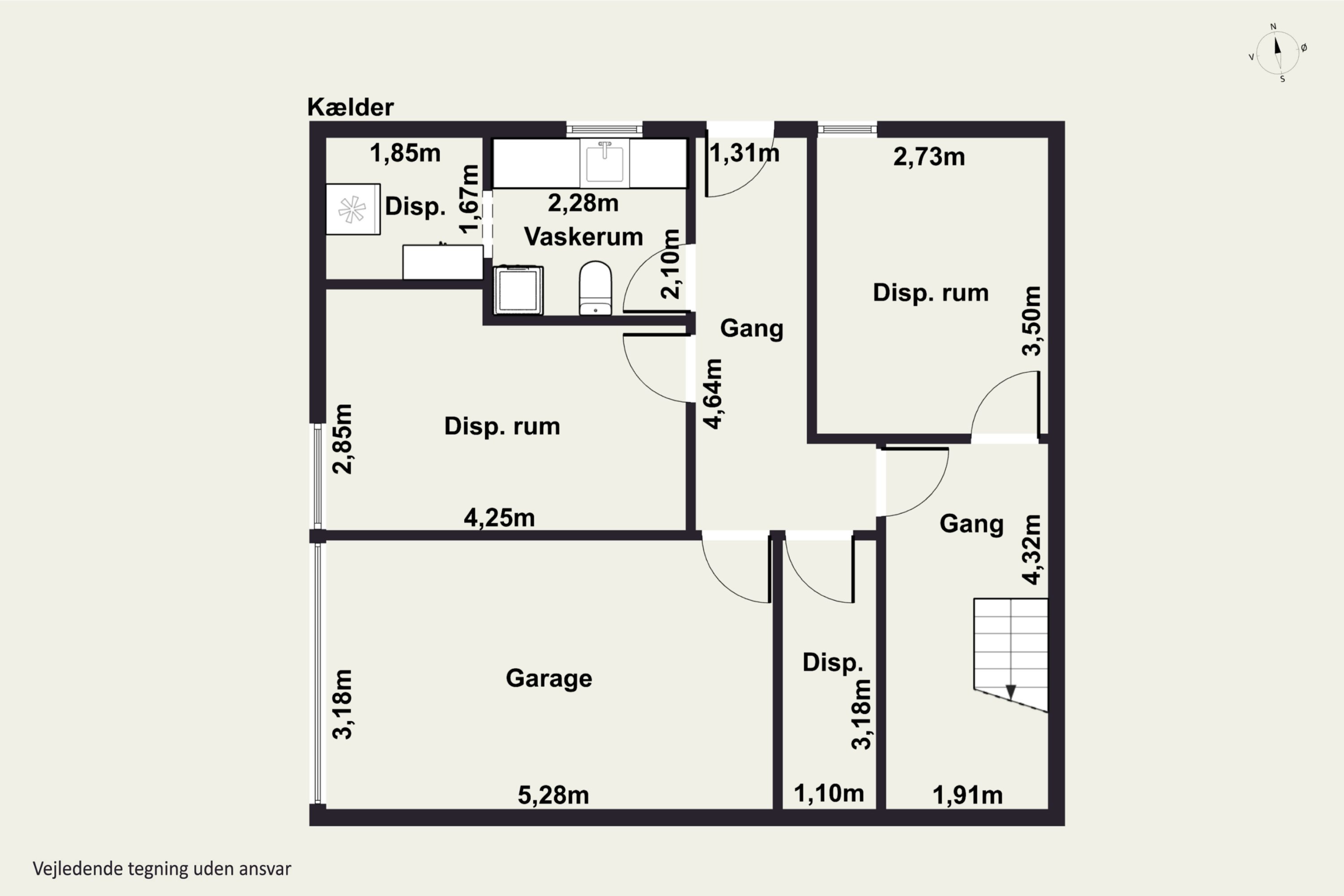 Plantegninger billede af Fullasvej 11, 9800 Hjørring