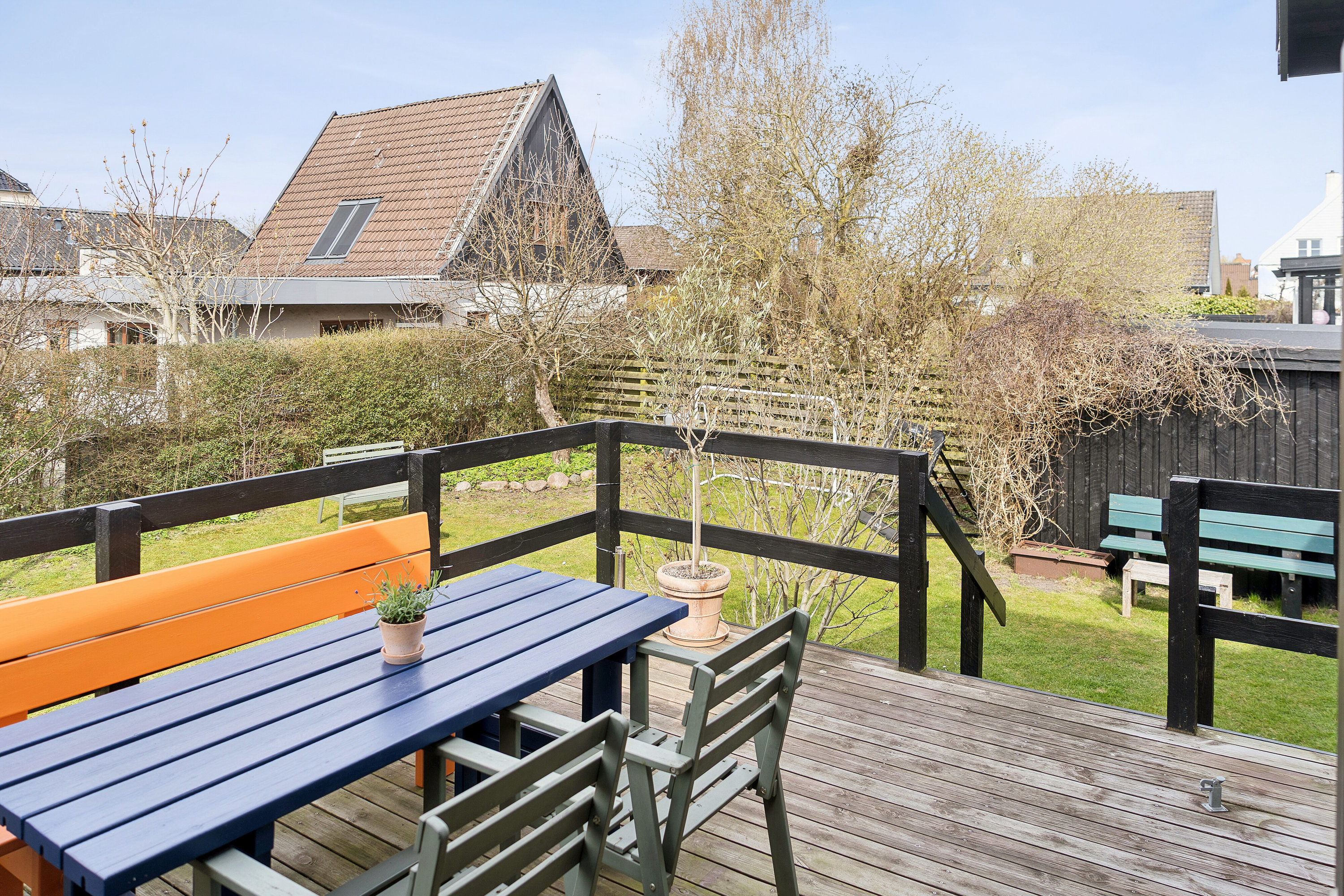 Fremhævet terrasse billede i fuldskærmstilstand. Billede af Damhusdalen 96, 2610 Rødovre