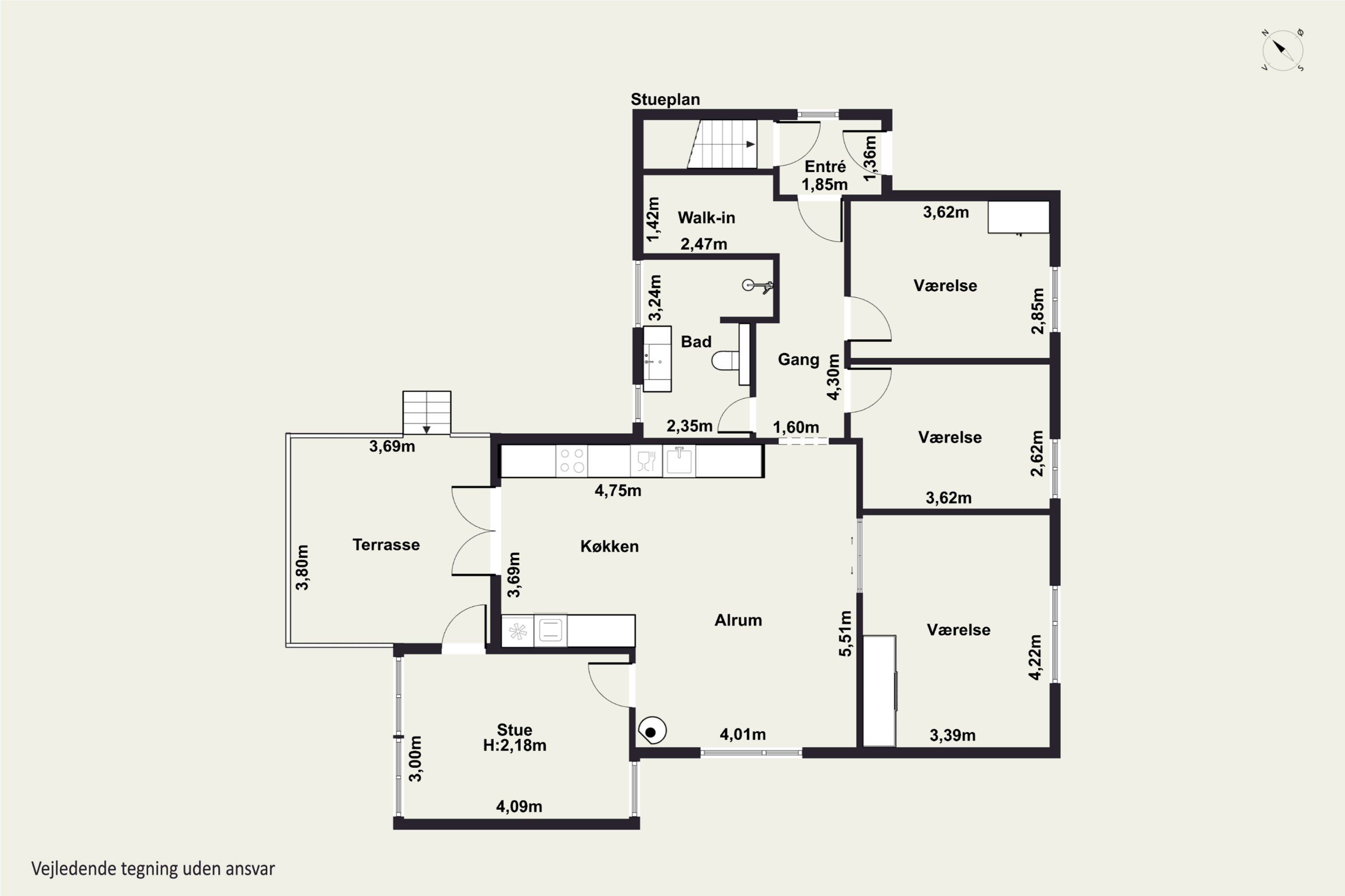 Plantegninger billede af Damhusdalen 96, 2610 Rødovre