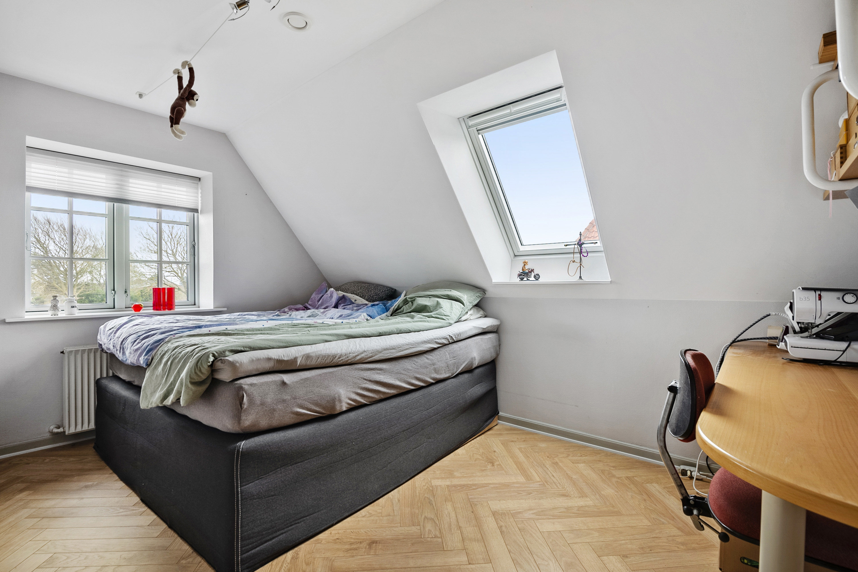 Fremhævet soveværelse billede i fuldskærmstilstand. Billede af Gl Novrupvej 11, 6705 Esbjerg Ø