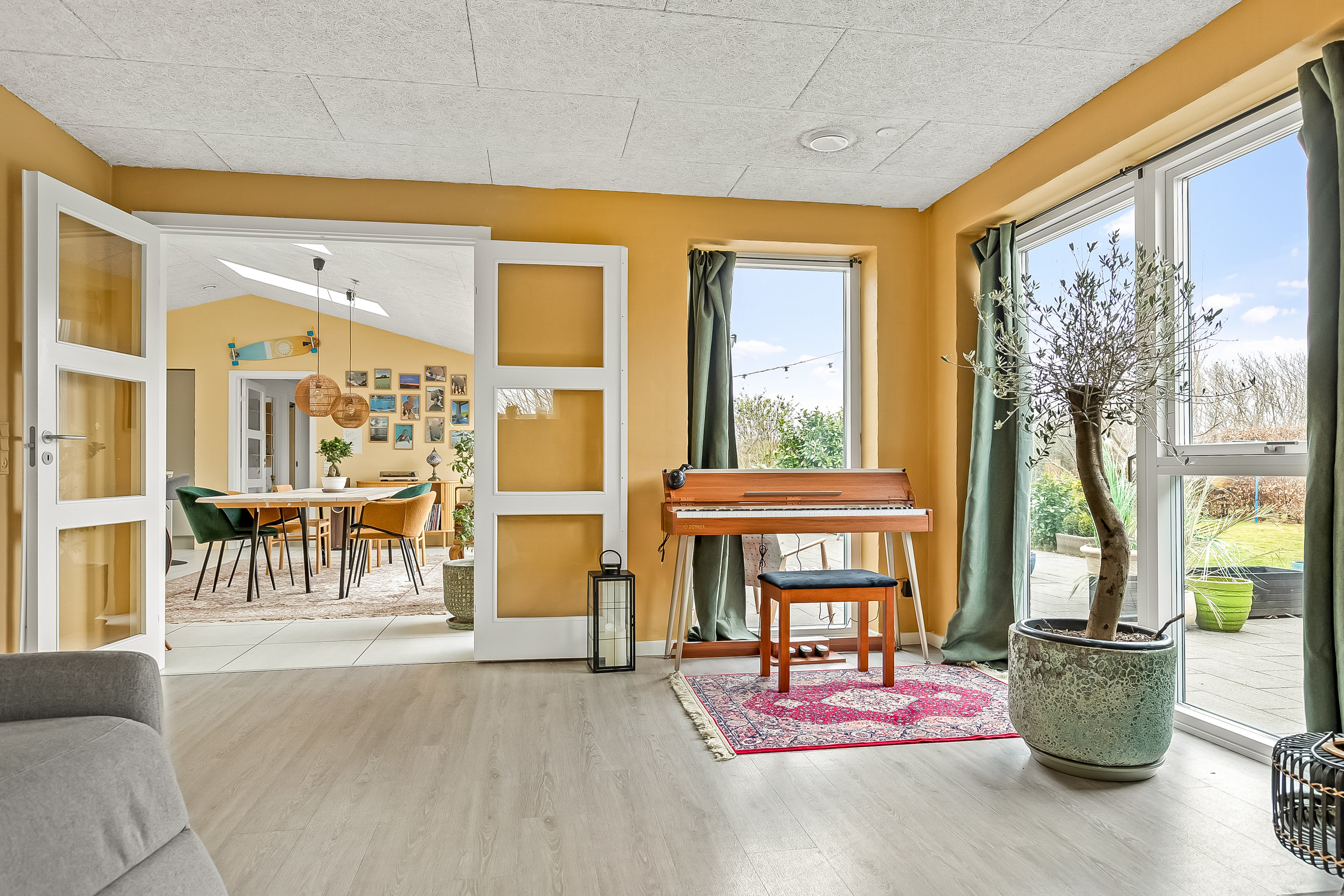 Fremhævet stue billede i fuldskærmstilstand. Billede af Fruergaardsvej 6, 7080 Børkop