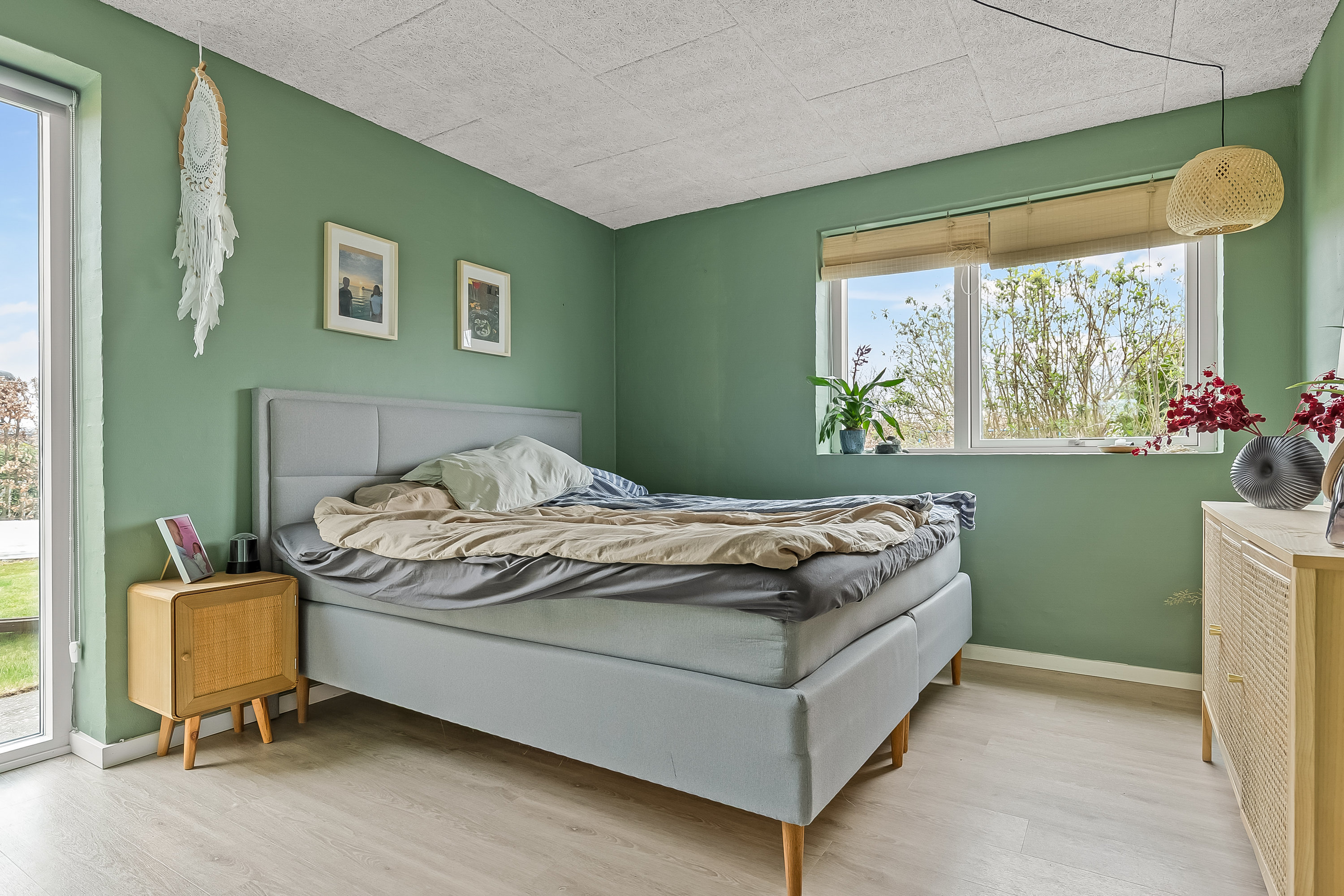 Fremhævet soveværelse billede i fuldskærmstilstand. Billede af Fruergaardsvej 6, 7080 Børkop