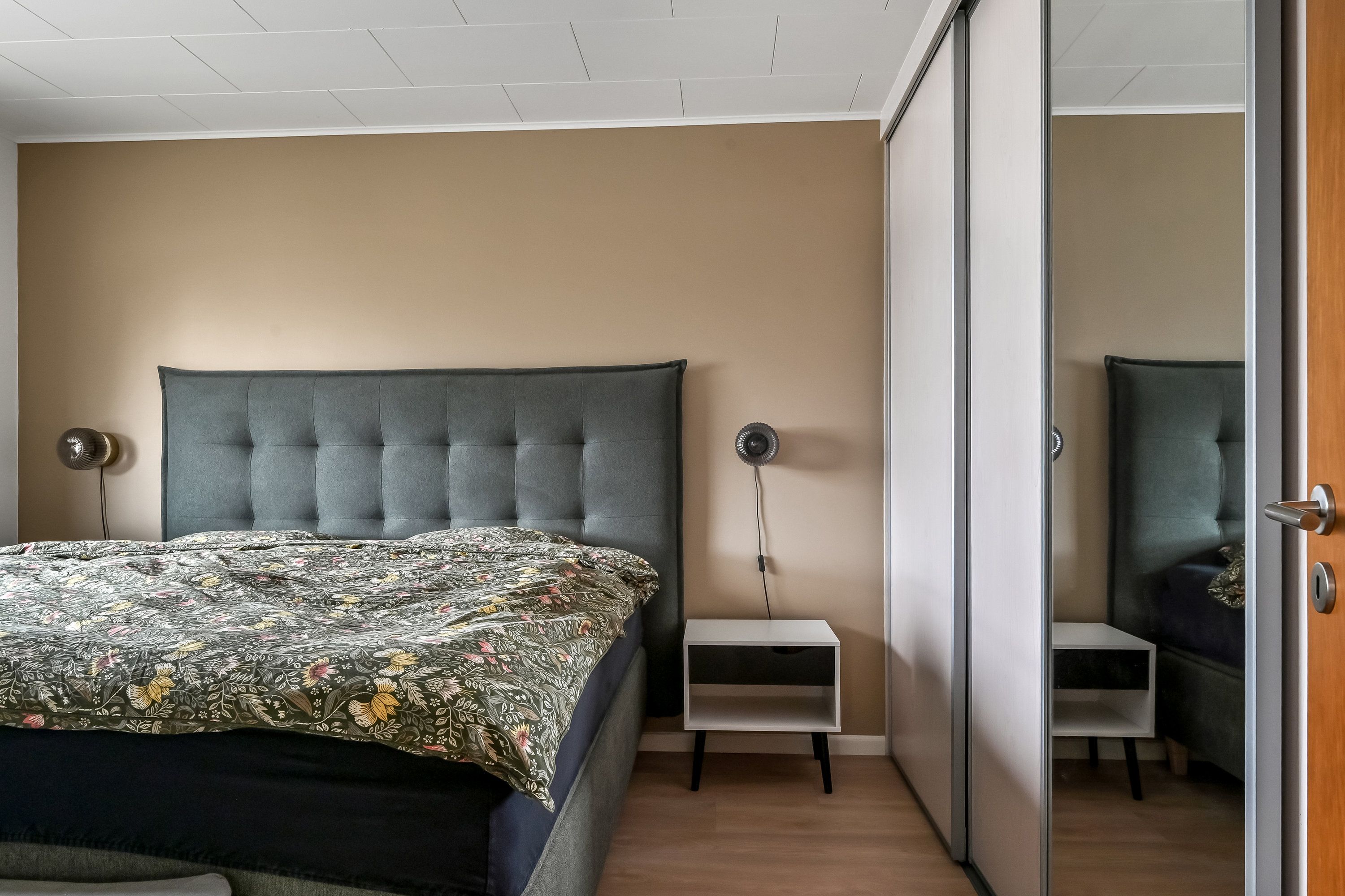 Fremhævet soveværelse billede i fuldskærmstilstand. Billede af Gl. Ørskovvej 1, Snejbjerg, 7400 Herning