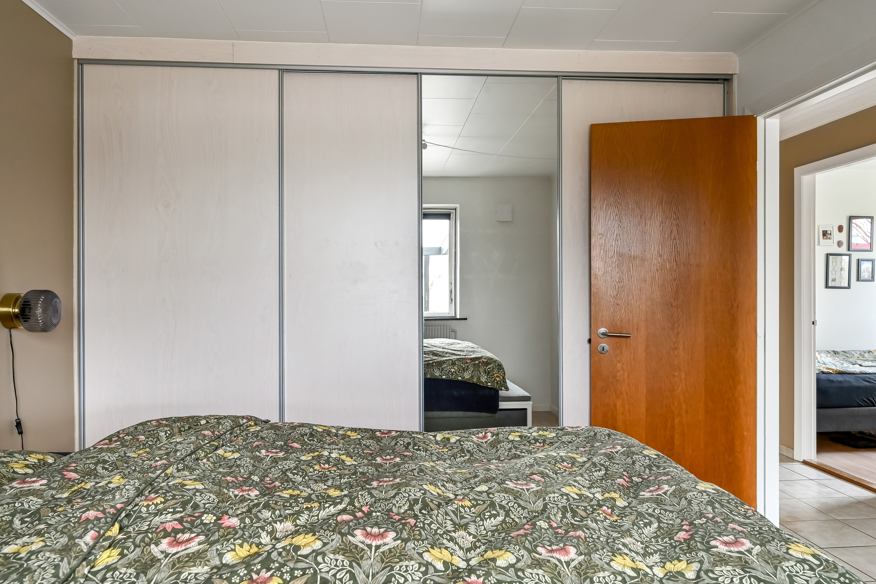 Fremhævet soveværelse billede i fuldskærmstilstand. Billede af Gl. Ørskovvej 1, Snejbjerg, 7400 Herning