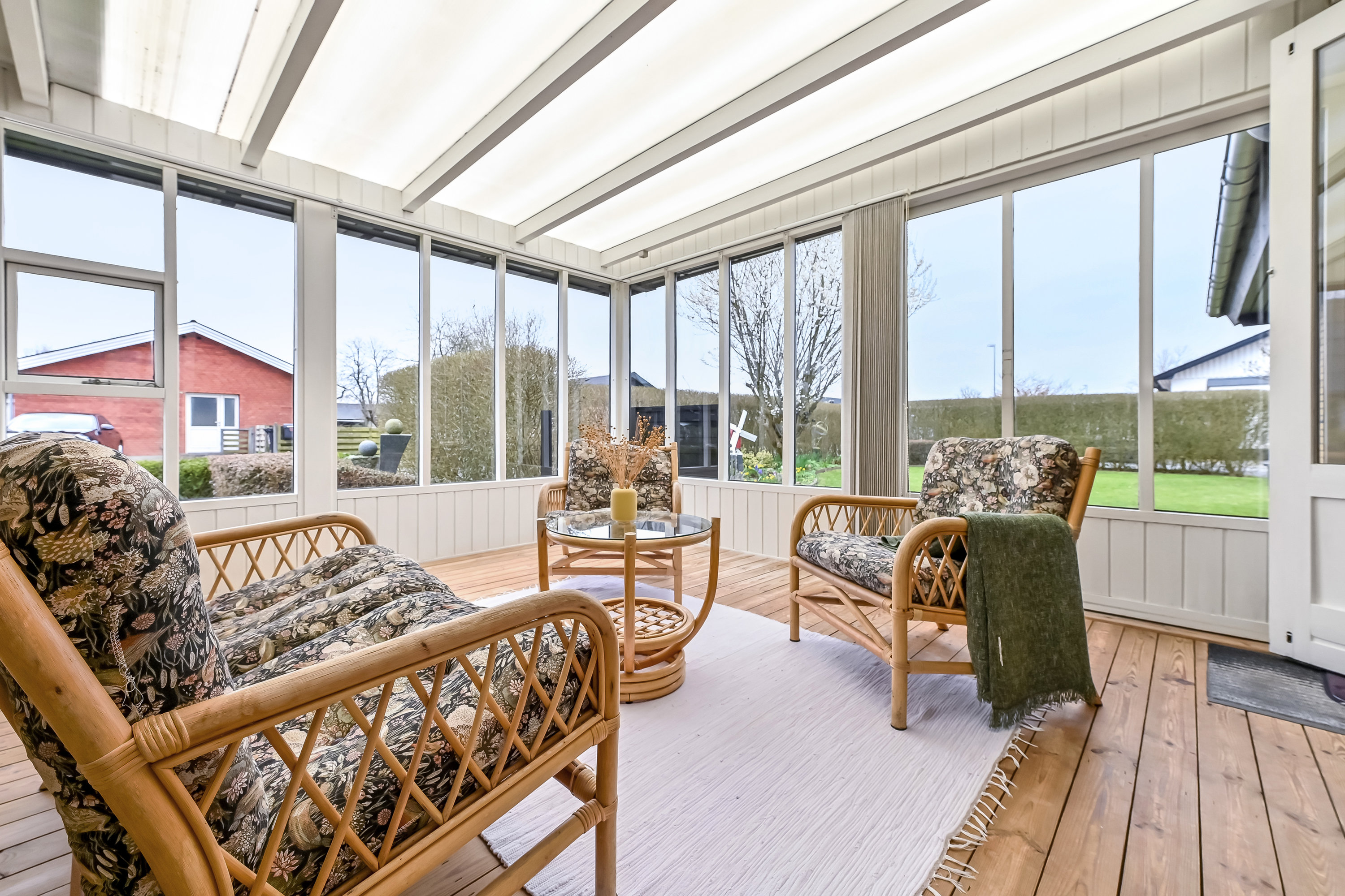 Fremhævet udestue billede i fuldskærmstilstand. Billede af Gl. Ørskovvej 1, Snejbjerg, 7400 Herning