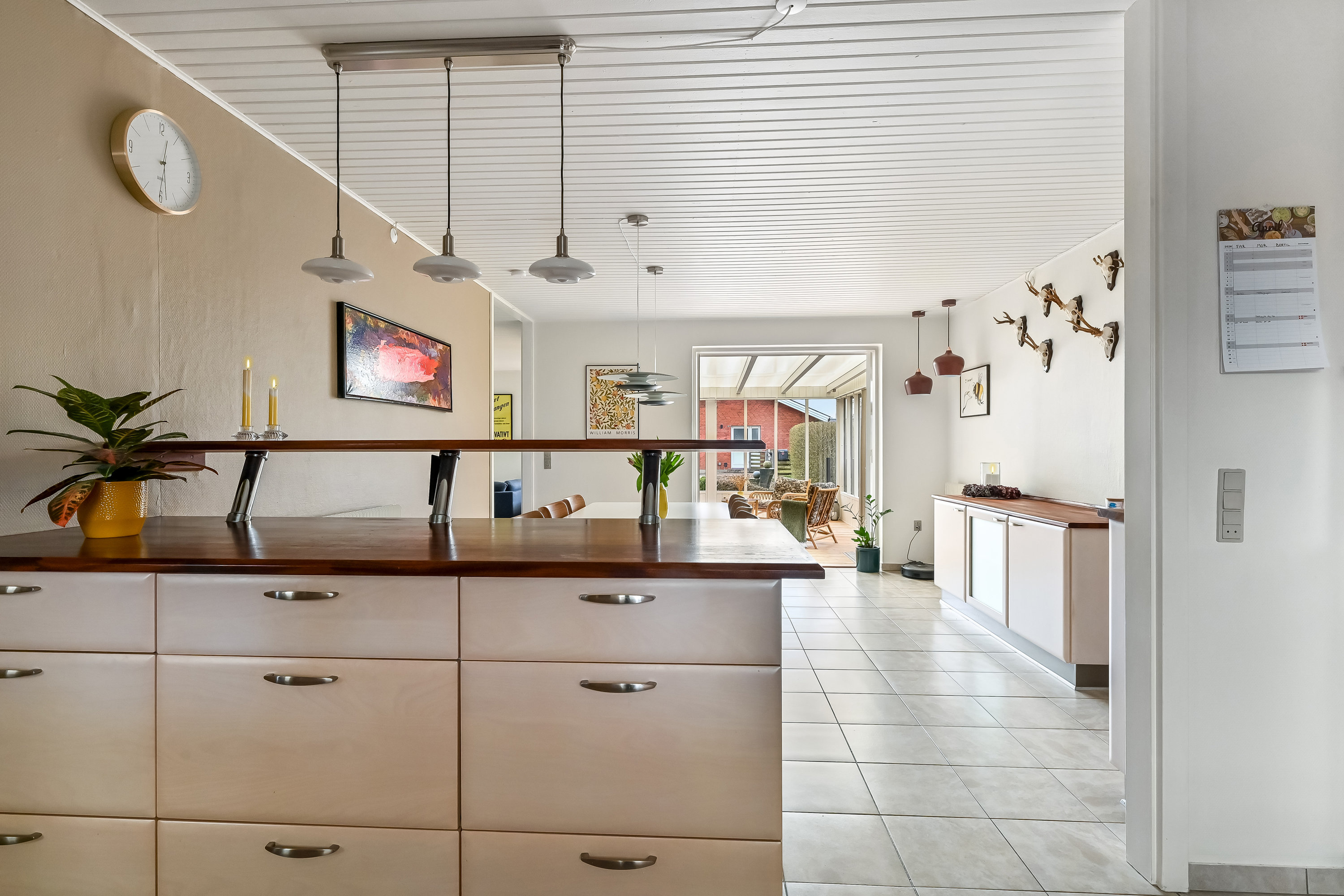 Fremhævet køkken billede i fuldskærmstilstand. Billede af Gl. Ørskovvej 1, Snejbjerg, 7400 Herning