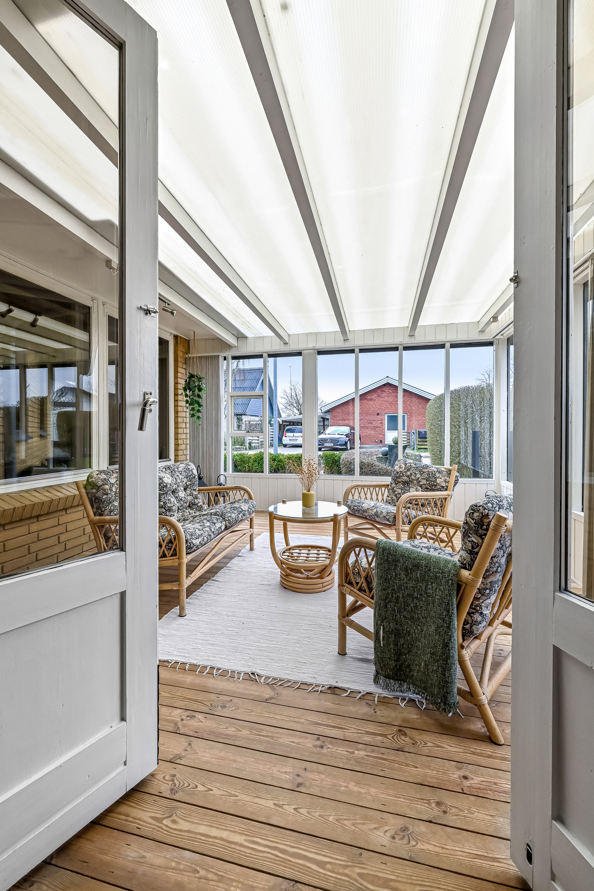 Fremhævet udestue billede i fuldskærmstilstand. Billede af Gl. Ørskovvej 1, Snejbjerg, 7400 Herning