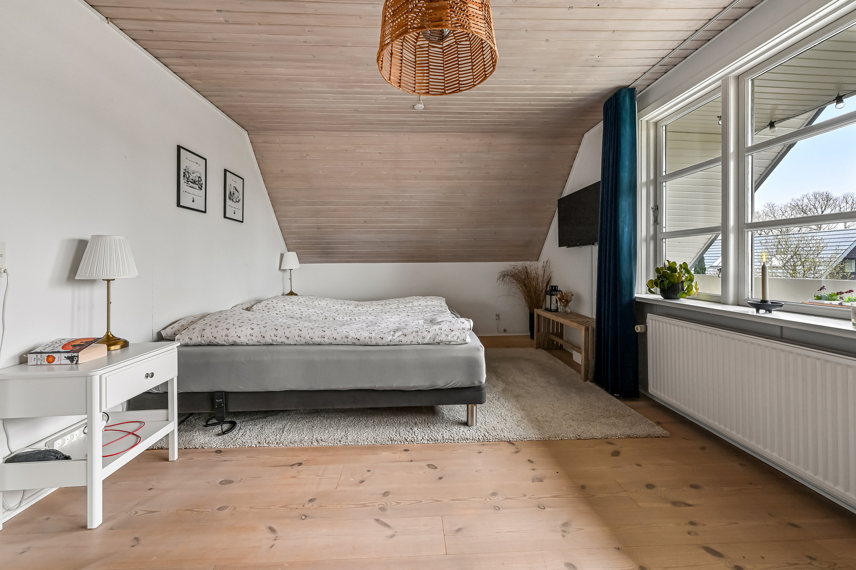 Fremhævet soveværelse billede i fuldskærmstilstand. Billede af Klokkebakken 1, Gjellerup, 7400 Herning