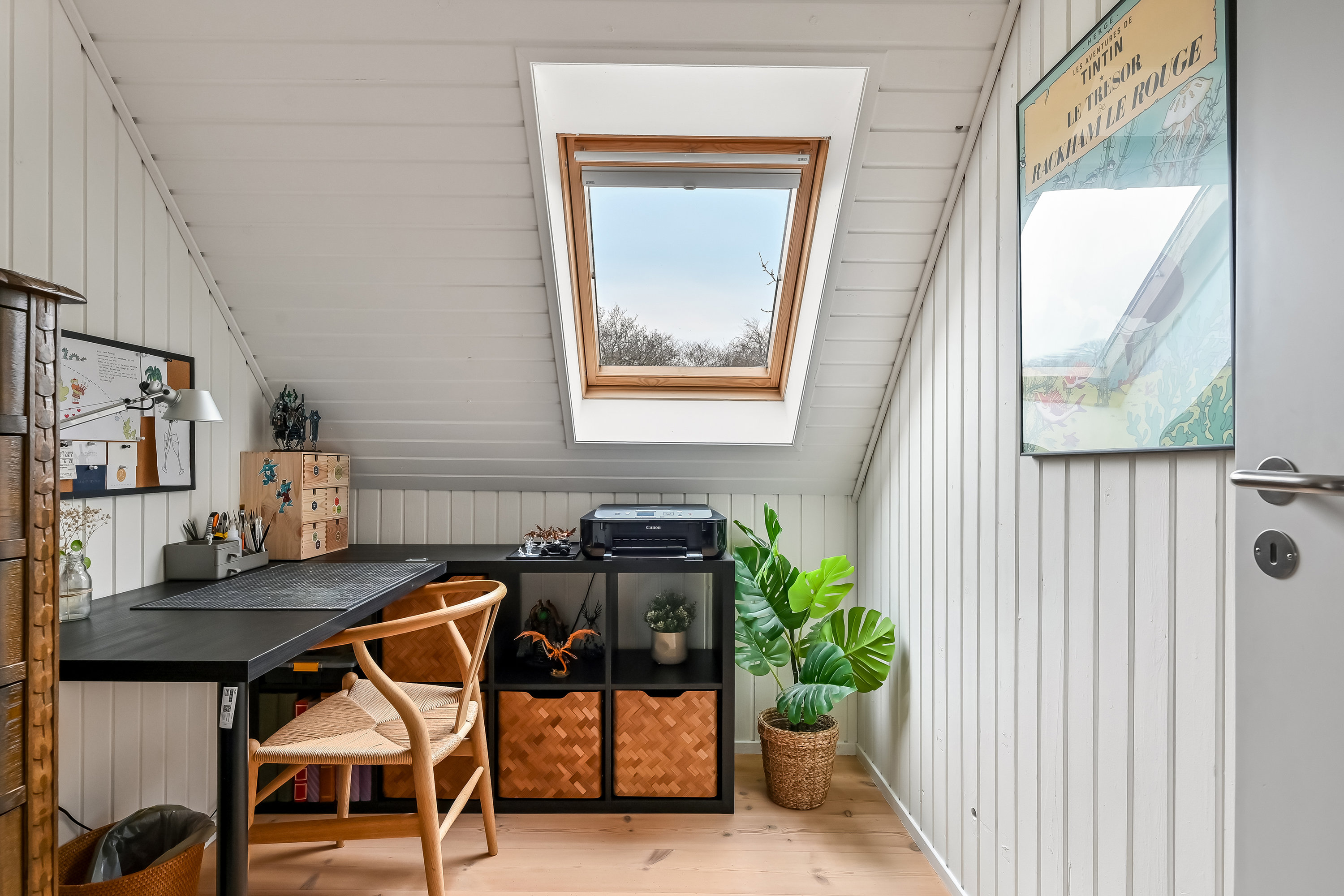 Fremhævet kontor billede i fuldskærmstilstand. Billede af Klokkebakken 1, Gjellerup, 7400 Herning