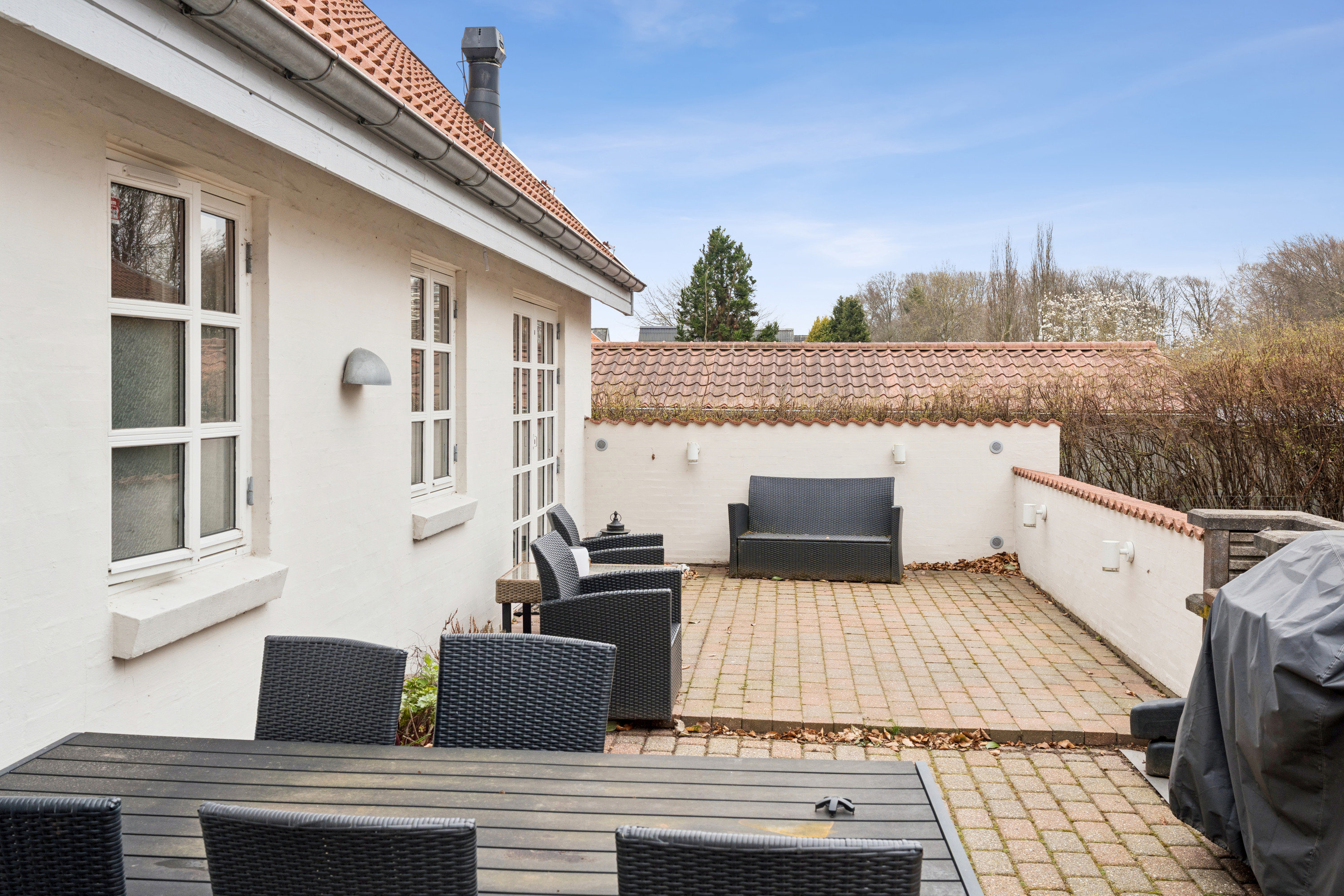 Fremhævet terrasse billede i fuldskærmstilstand. Billede af Pumpestræde 10, 9230 Svenstrup J