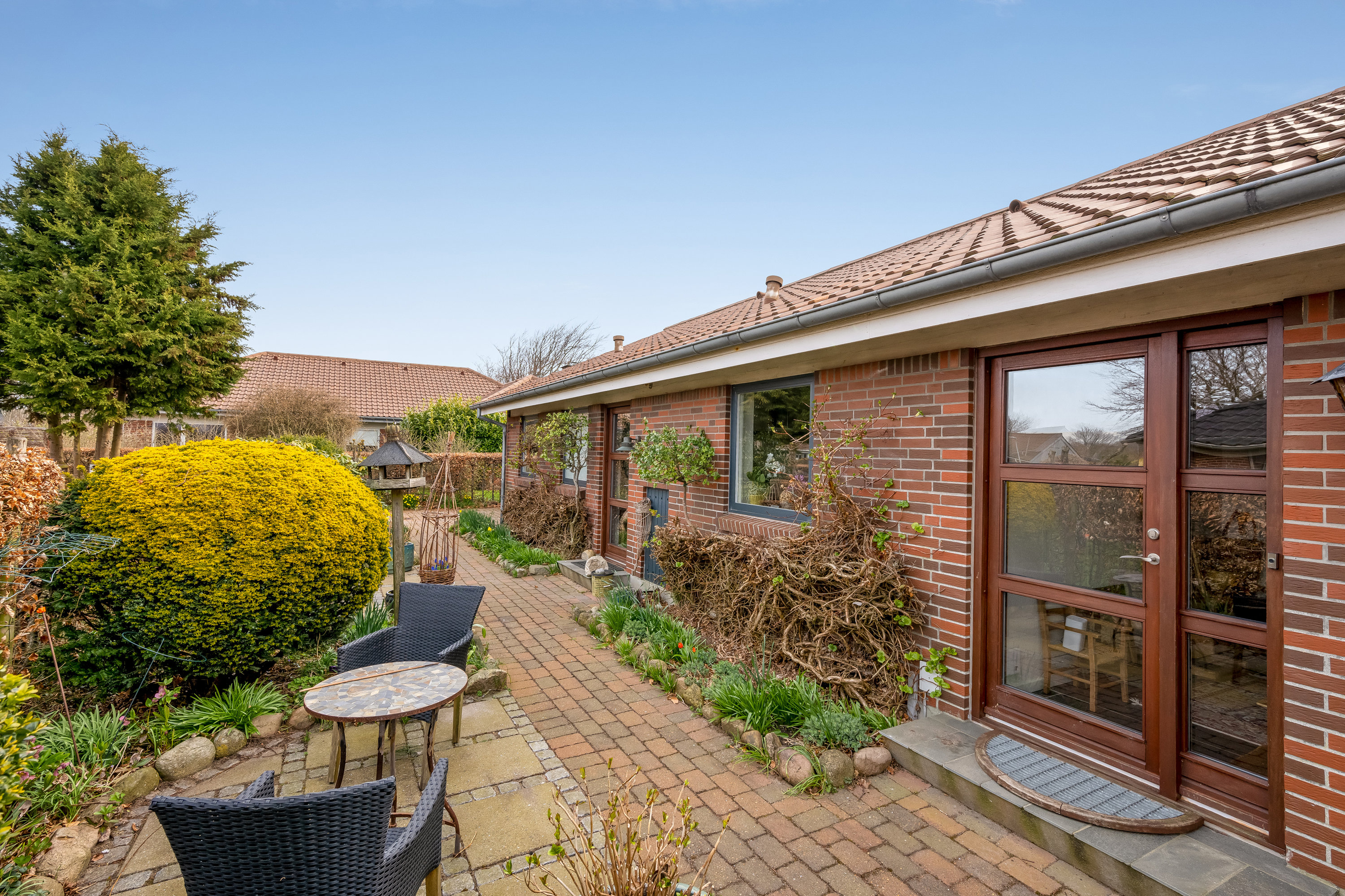 Fremhævet terrasse billede i fuldskærmstilstand. Billede af Markledet 35, 6950 Ringkøbing