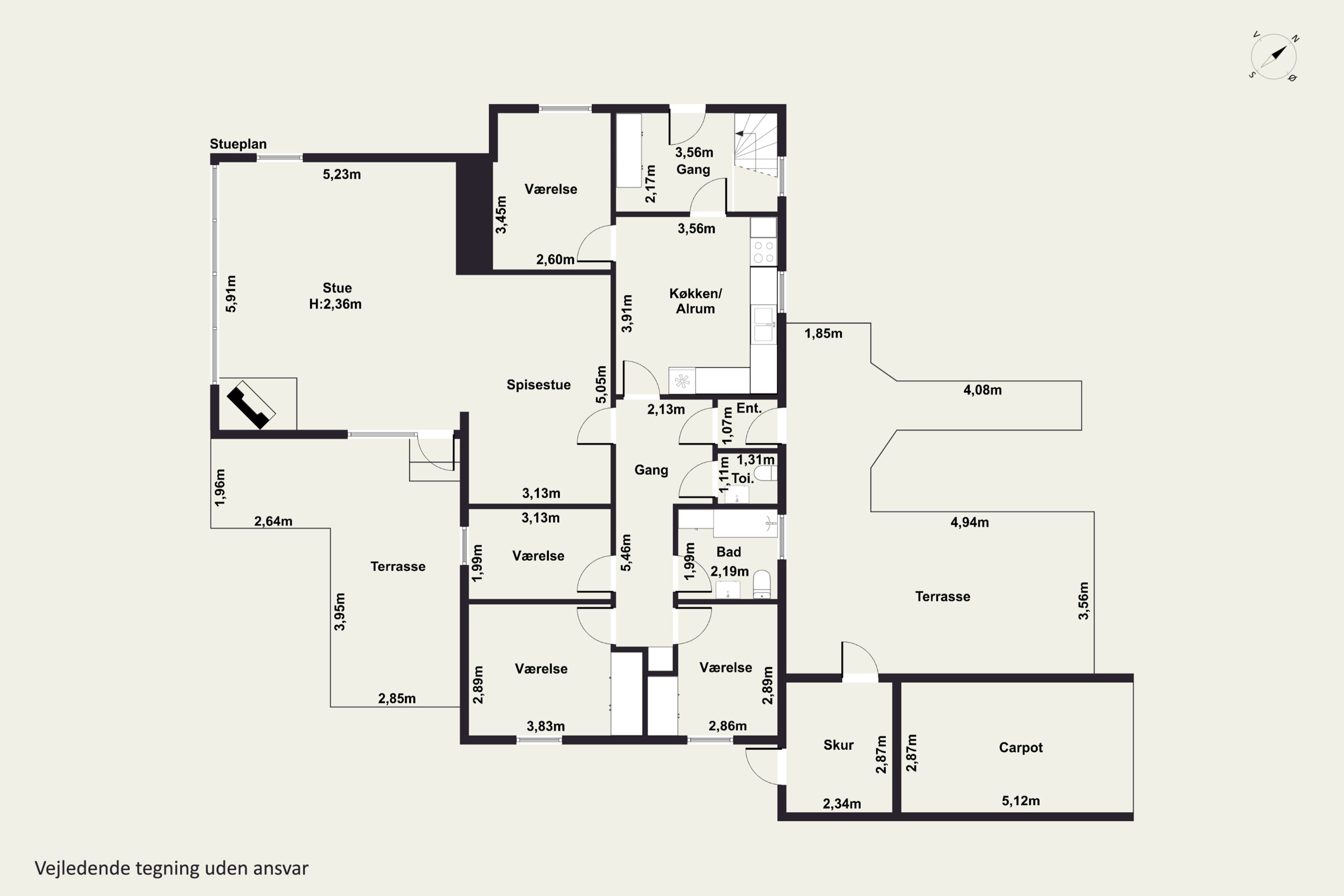 Plantegninger billede af Granlyvænget 8, 4400 Kalundborg