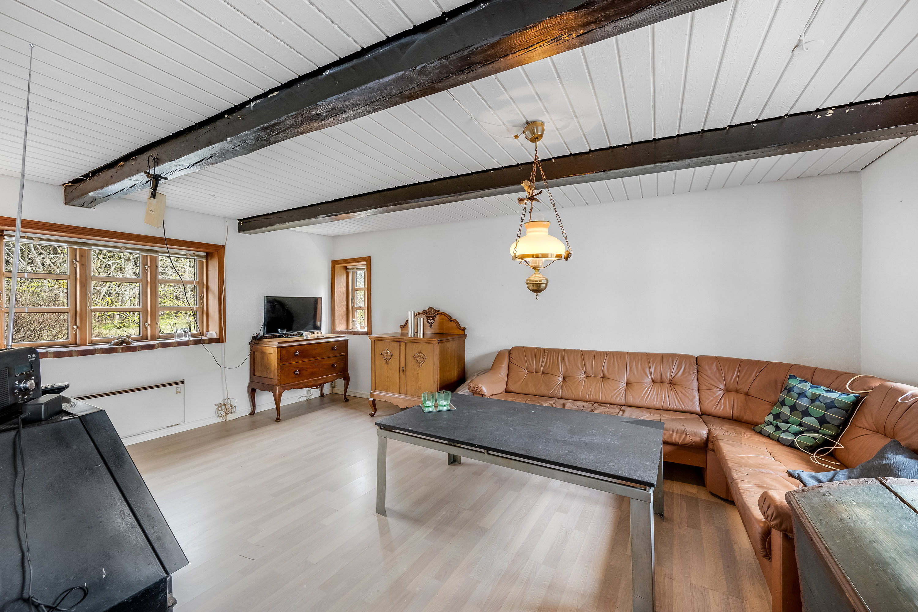 Fremhævet stue billede i fuldskærmstilstand. Billede af Stauningvej 37, Stauning, 6900 Skjern