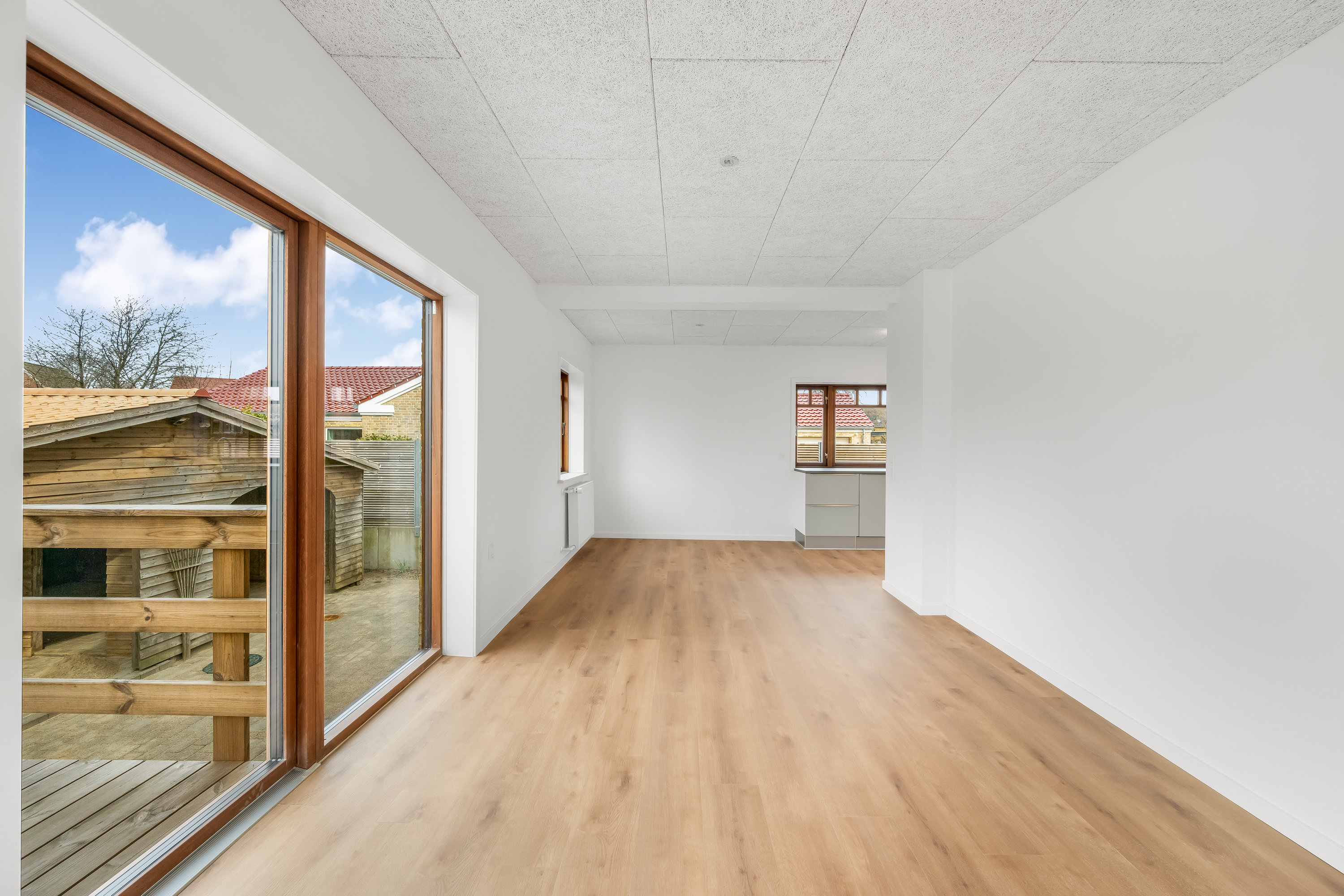 Fremhævet stue billede i fuldskærmstilstand. Billede af Grønningen 8, 6900 Skjern