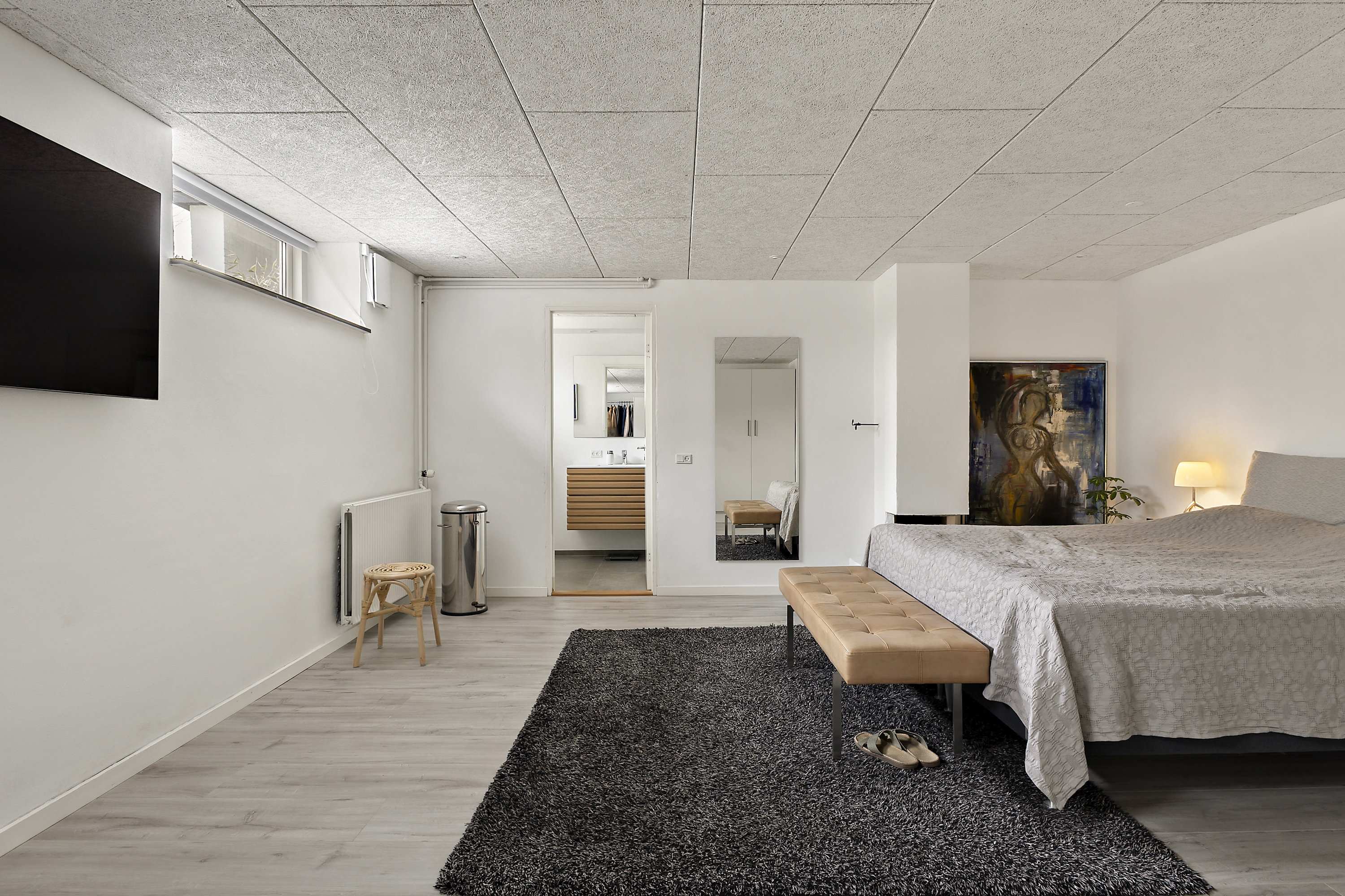 Fremhævet soveværelse billede i fuldskærmstilstand. Billede af Krügersvej 48, Sanddal, 7000 Fredericia