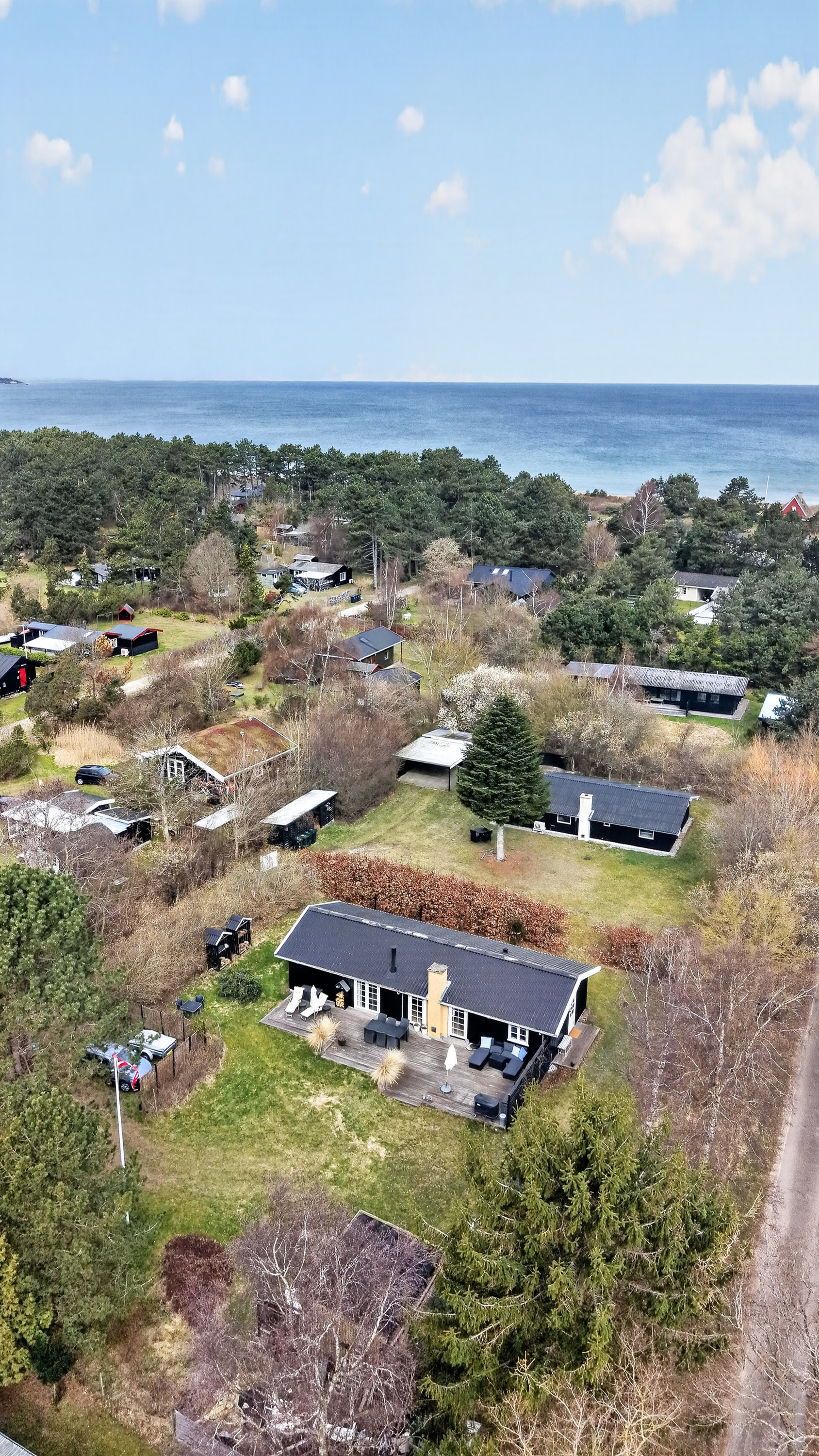 Fremhævet luftfoto billede i fuldskærmstilstand. Billede af Kirchheinersvej 58, 4500 Nykøbing Sj