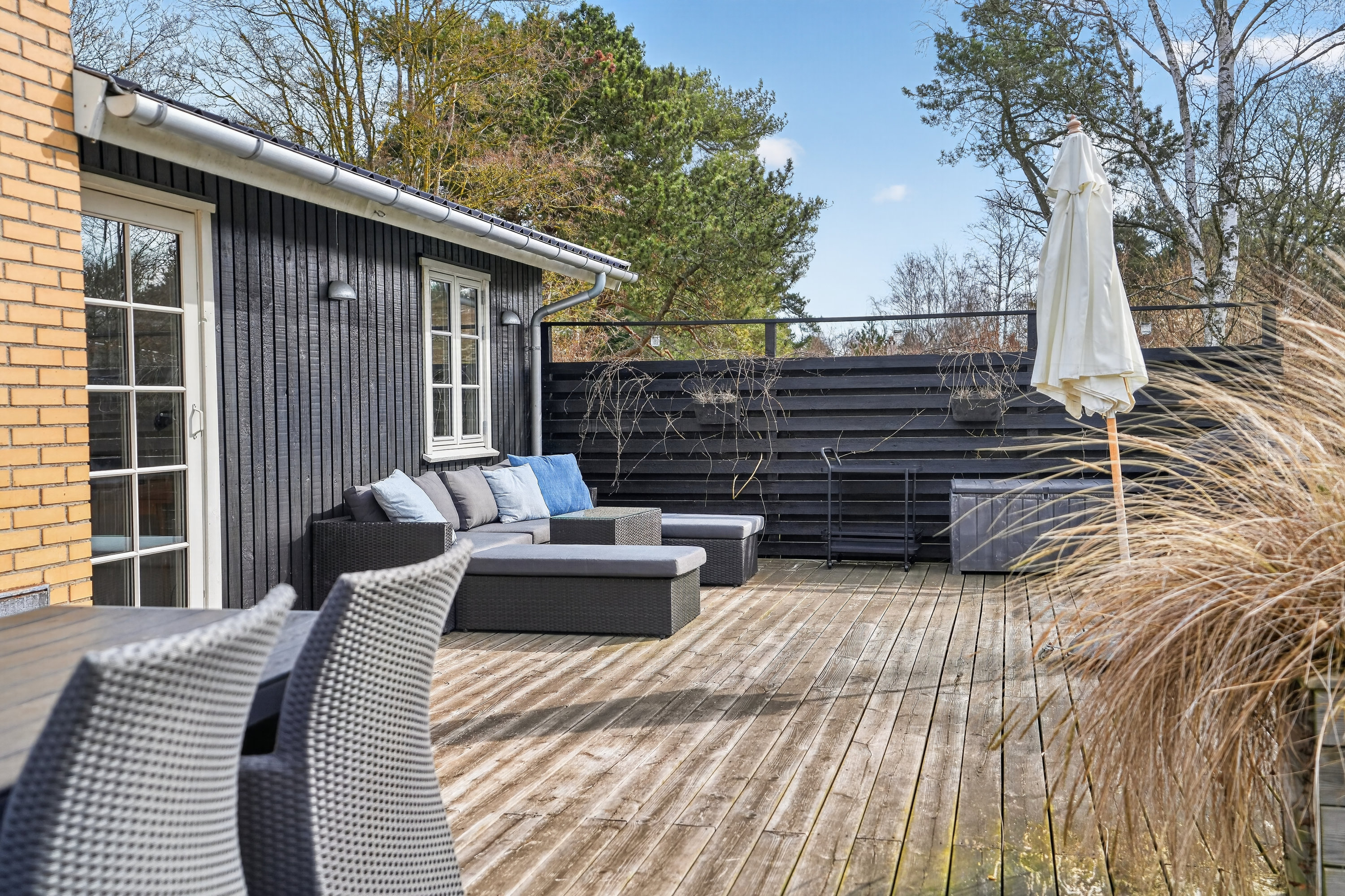 Fremhævet terrasse billede i fuldskærmstilstand. Billede af Kirchheinersvej 58, 4500 Nykøbing Sj